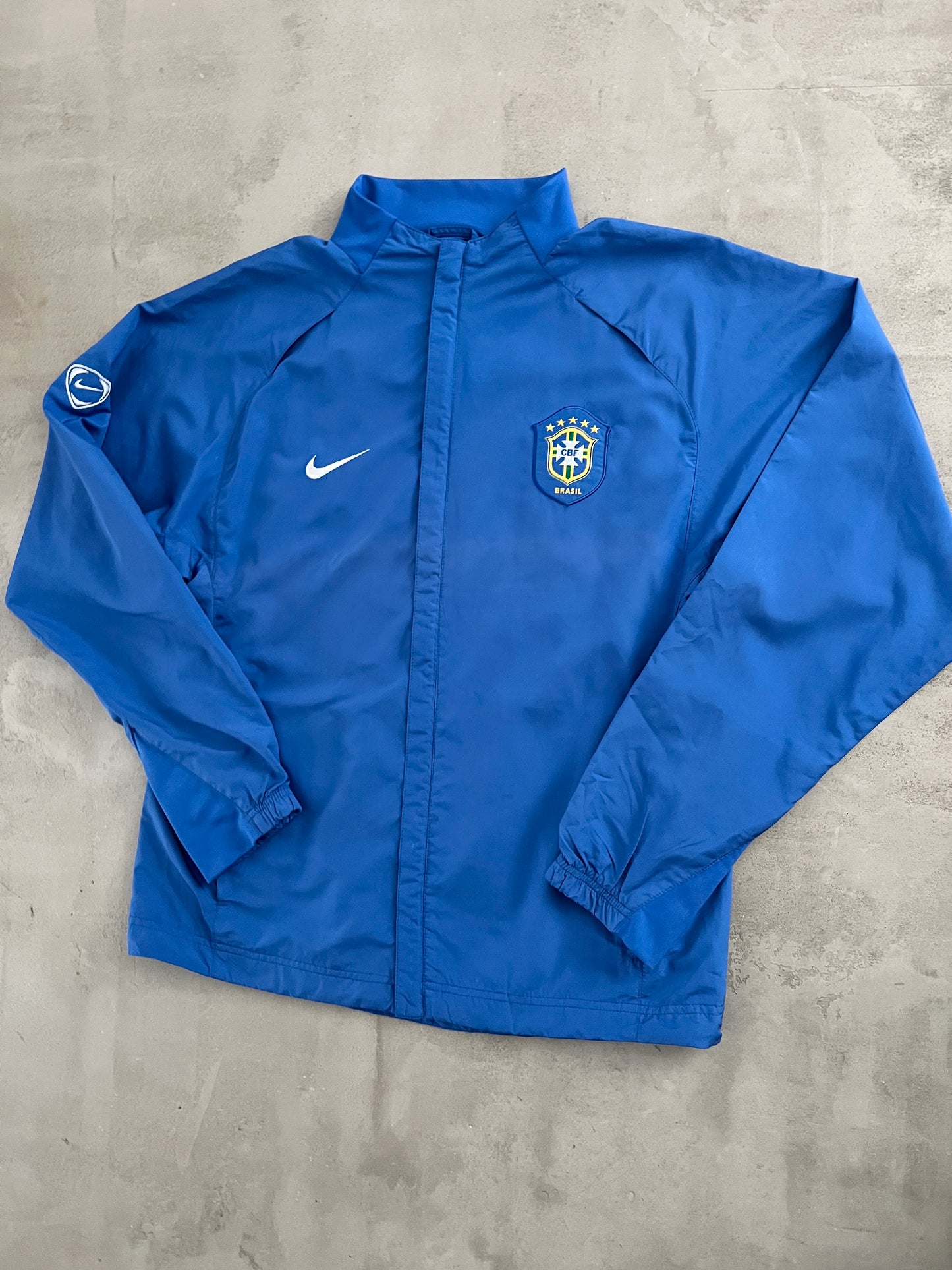 BLUE BRAZIL NIKE TRACK JACKET - 2000S - M