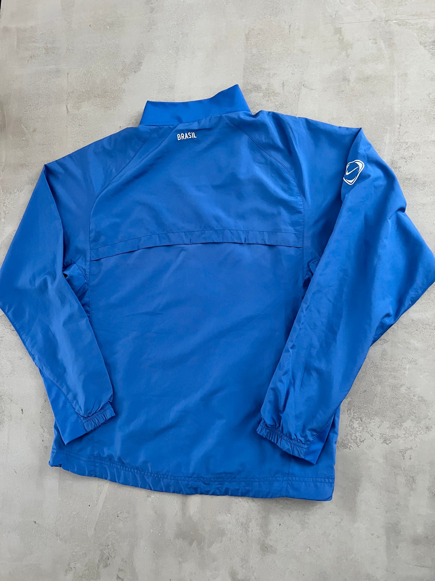 BLUE BRAZIL NIKE TRACK JACKET - 2000S - M