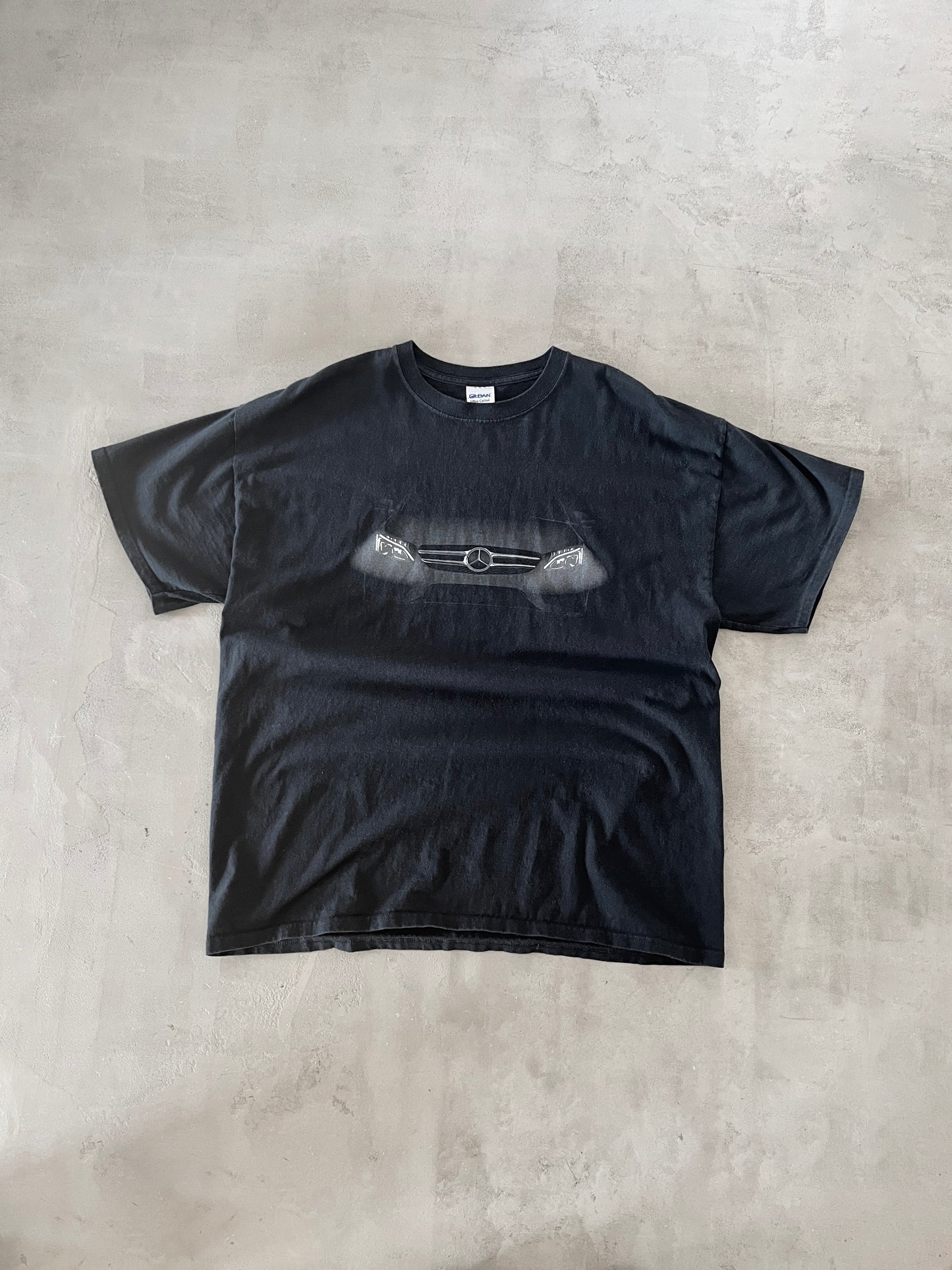 BLACK MERCEDES BENZ TEE - 2000S - XL/L