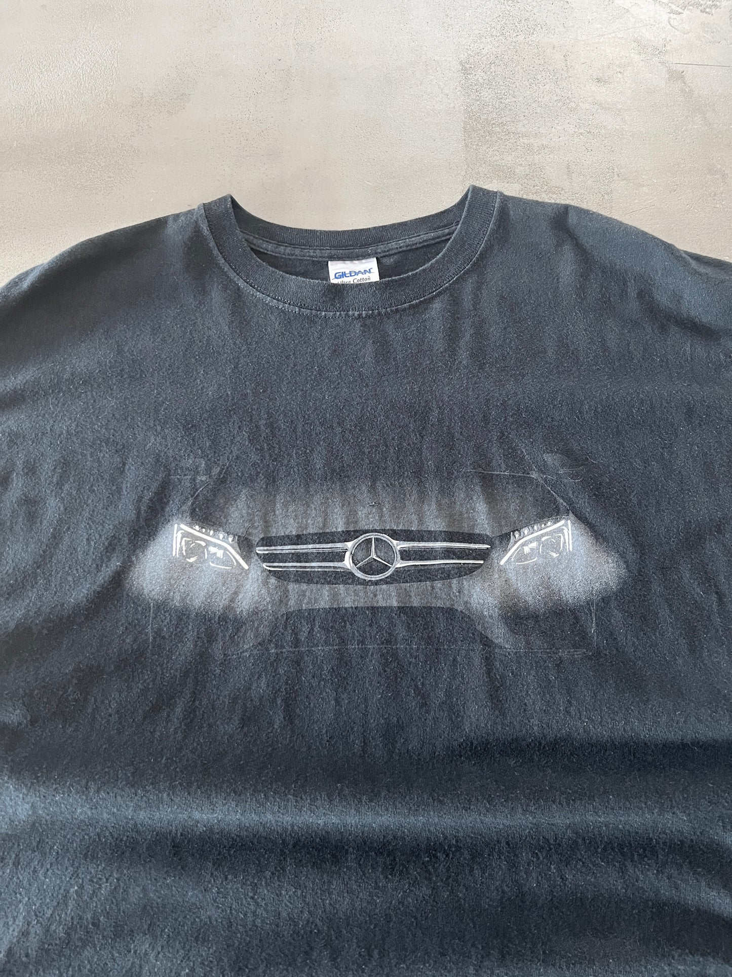 BLACK MERCEDES BENZ TEE - 2000S - XL/L