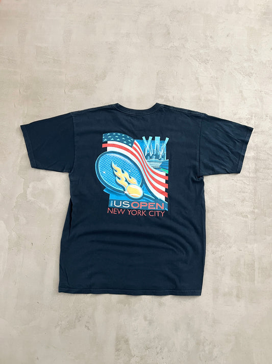 NAVY US OPEN TENNIS TEE - 2000S - L