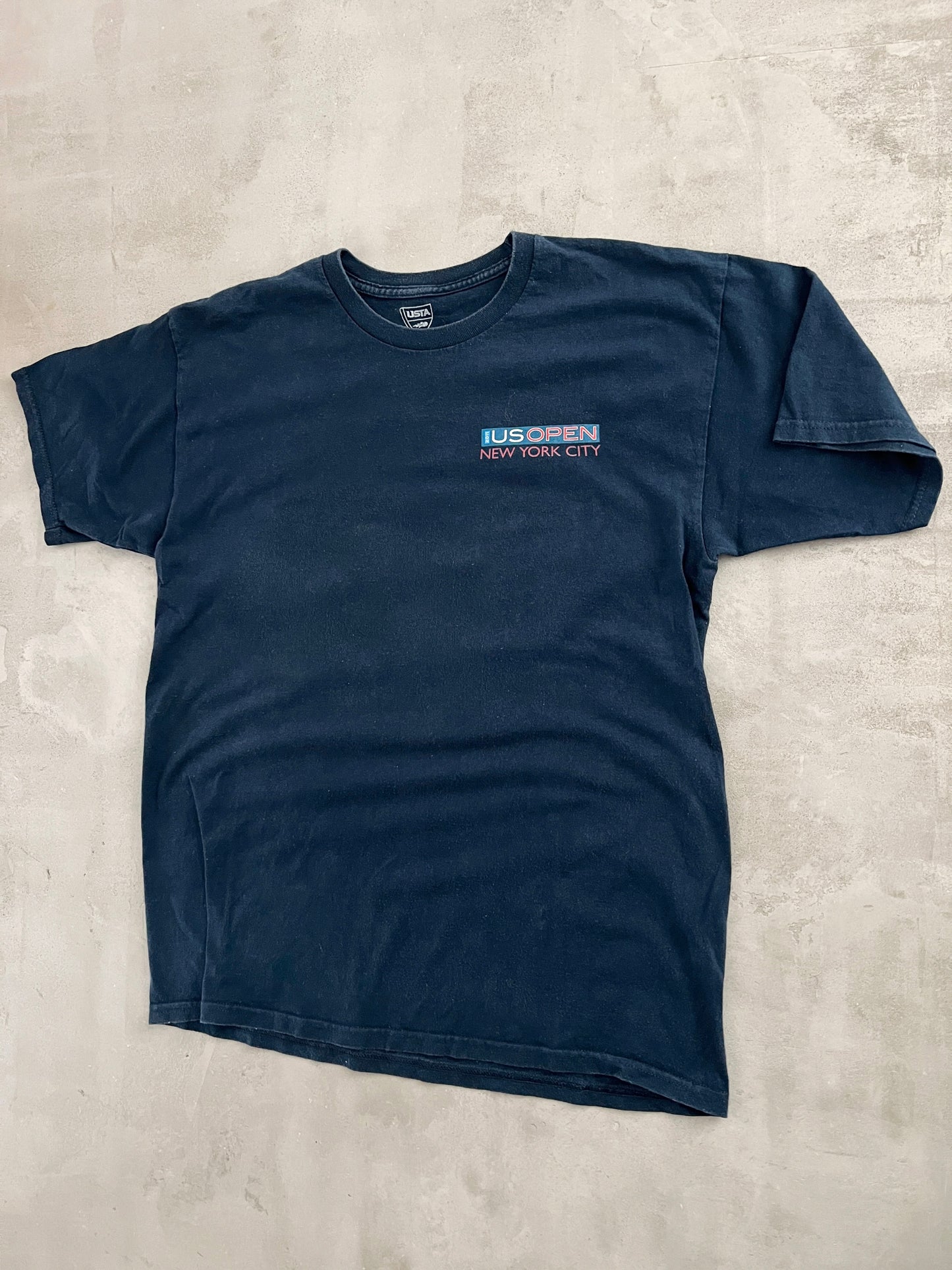 NAVY US OPEN TENNIS TEE - 2000S - L