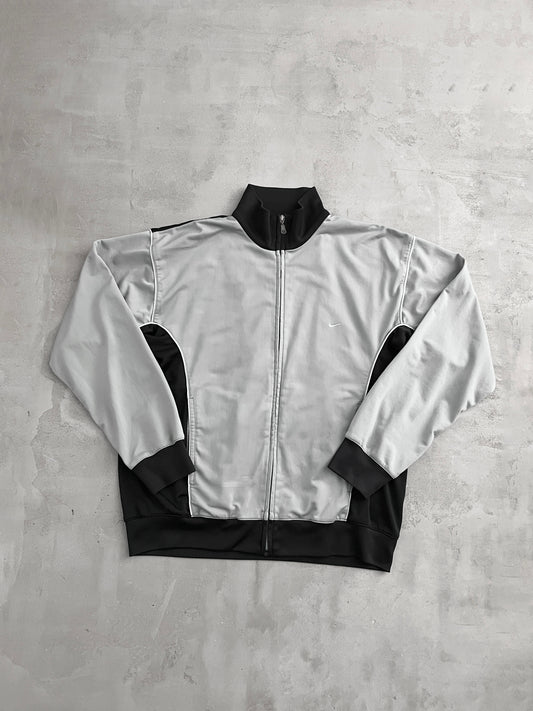 GREY NIKE TRACK JACKET - 2000S - L