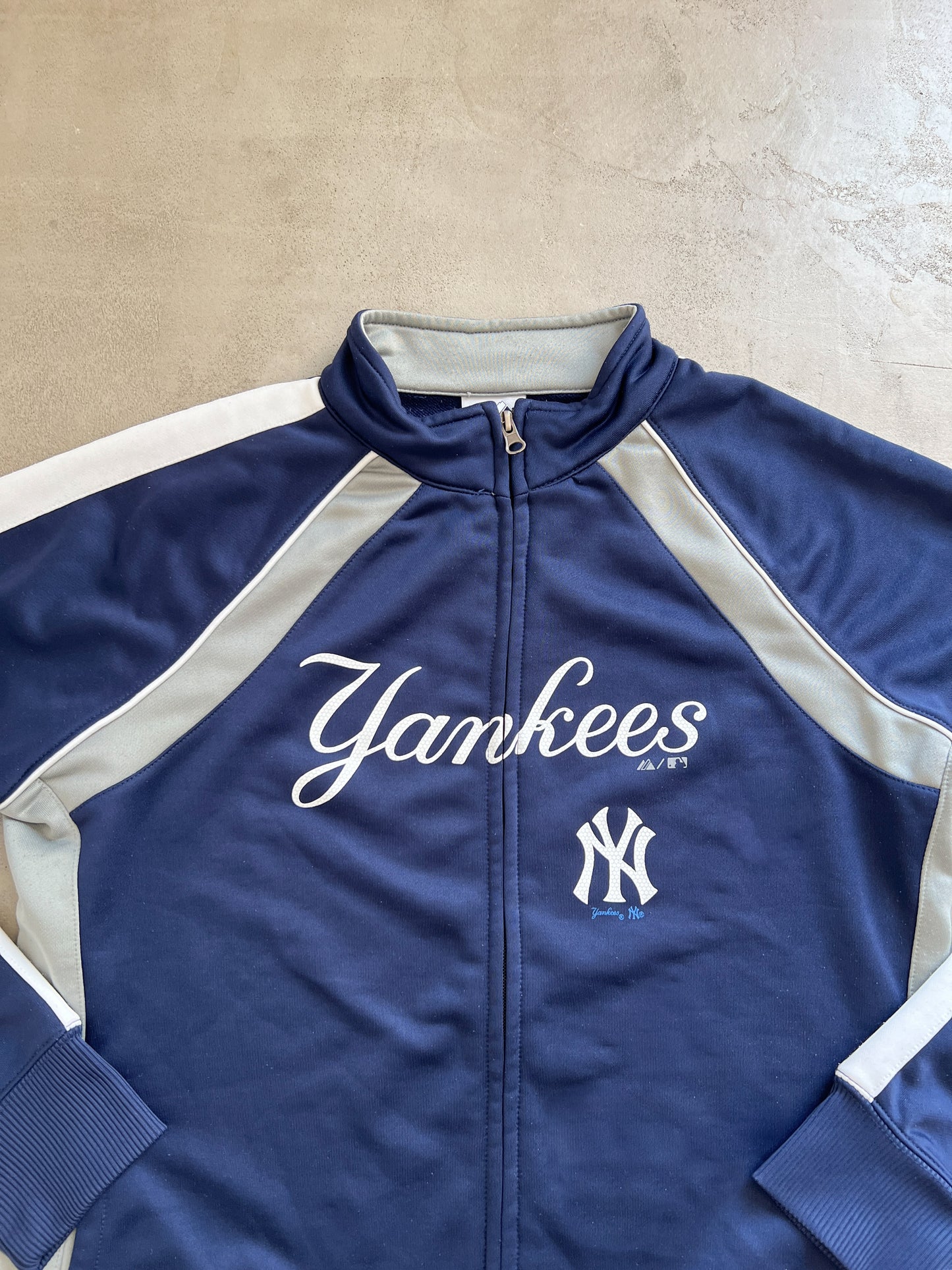 NAVY YANKEES TRACK JACKET - 2000S - M/S