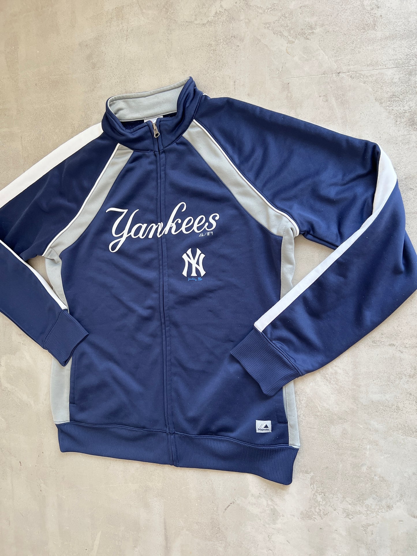NAVY YANKEES TRACK JACKET - 2000S - M/S