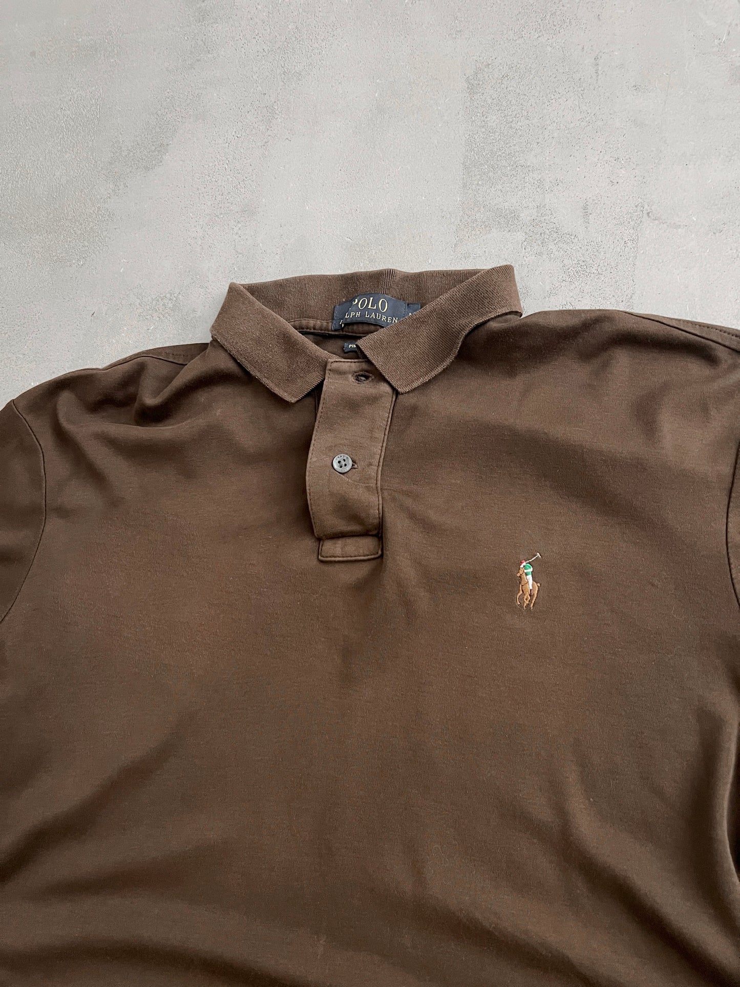 MOCHA RALPH LAUREN LONGSLEEVE - 2000S - S