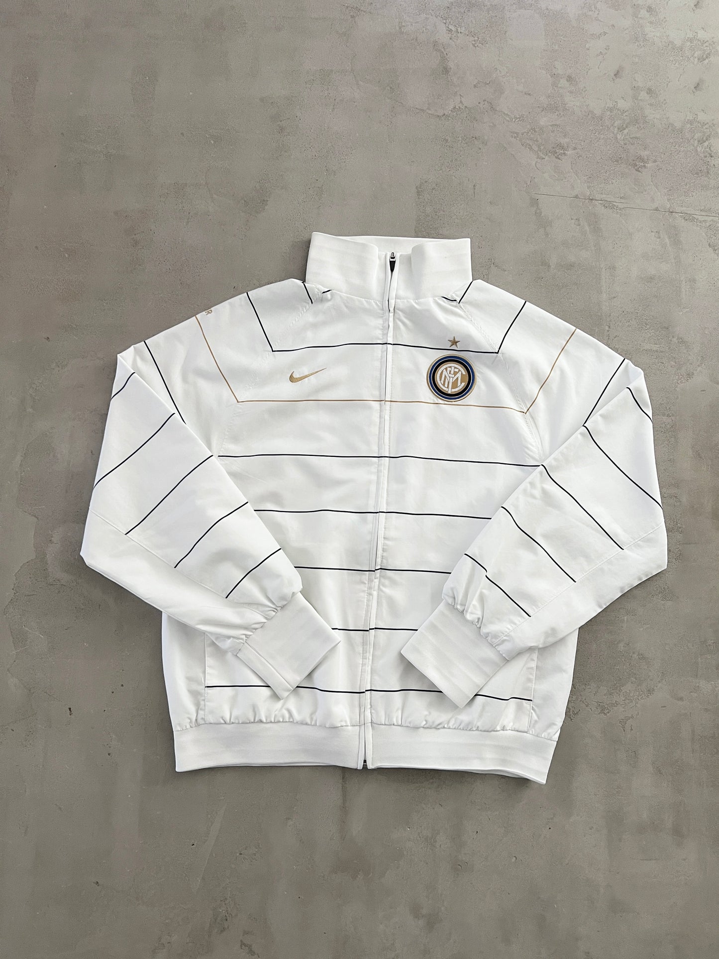 WHITE INTER MILAN NIKE JACKET - 2000S - M