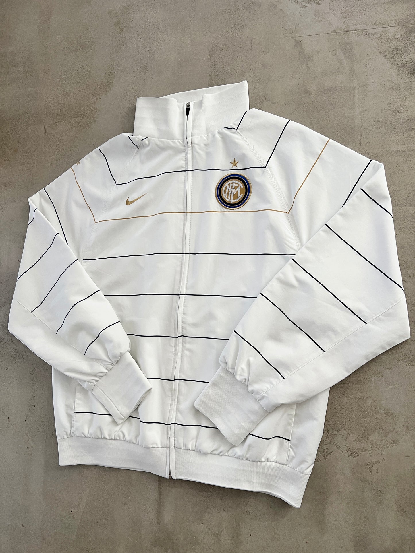 WHITE INTER MILAN NIKE JACKET - 2000S - M