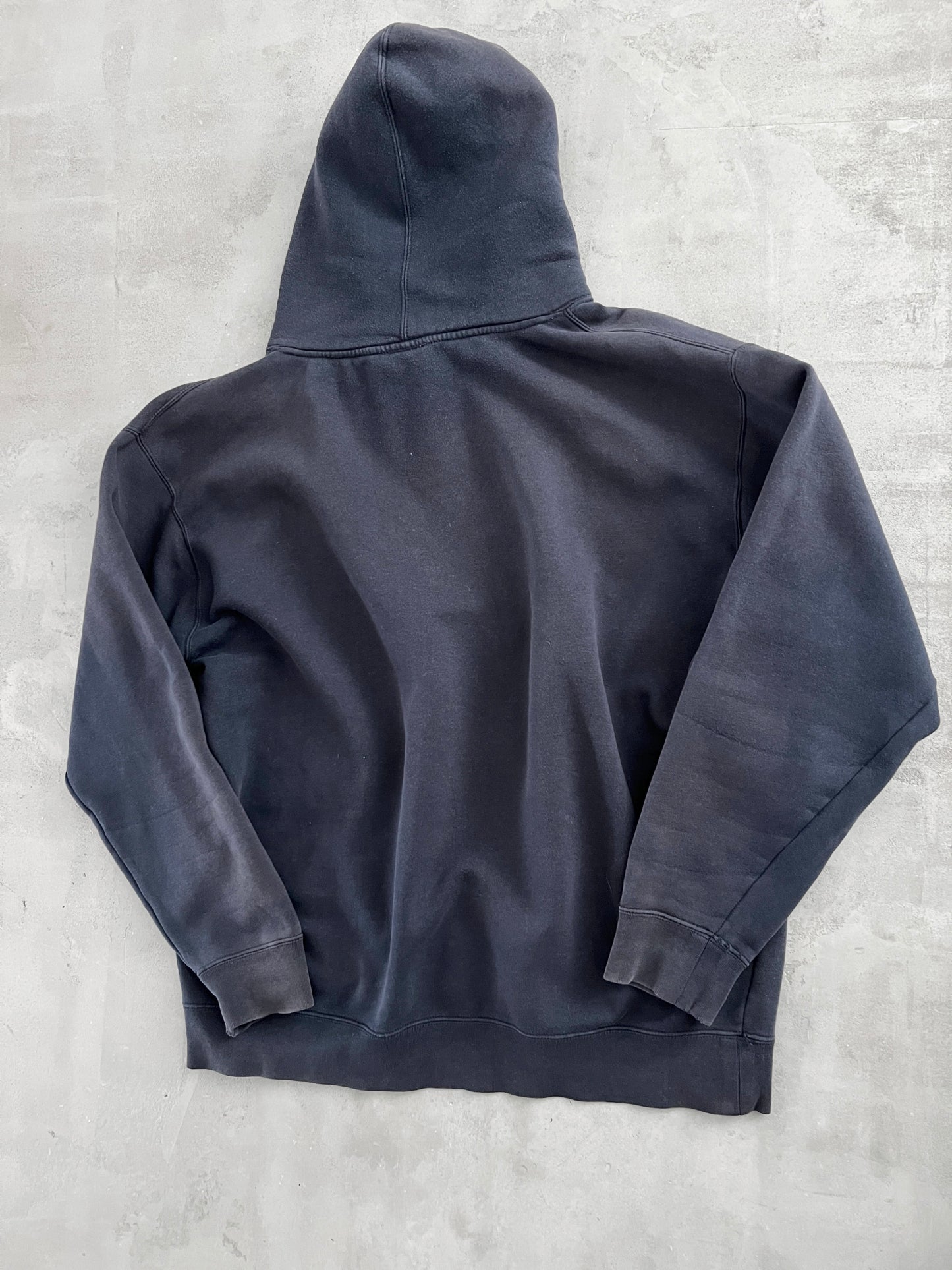 FADED NAVY YANKEES NIKE HOODIE - 2000S - L