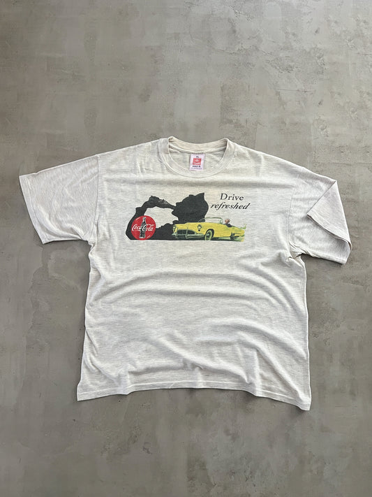 GREY COCA COLA PROMO TEE - 1990S - XL