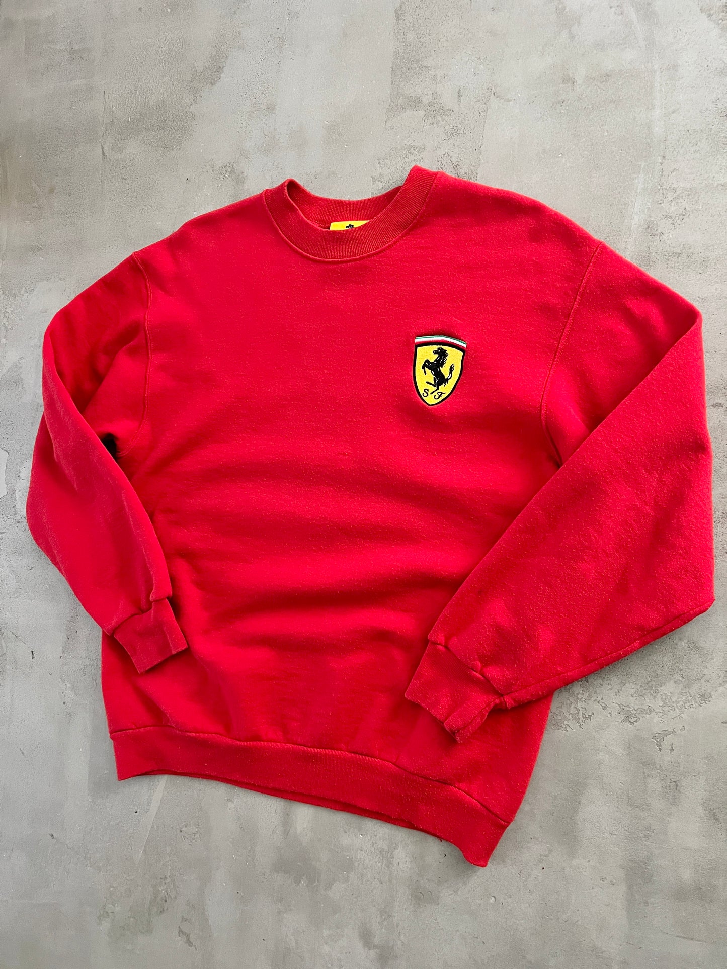 RED FERRARI SWEATER - 1990S - M