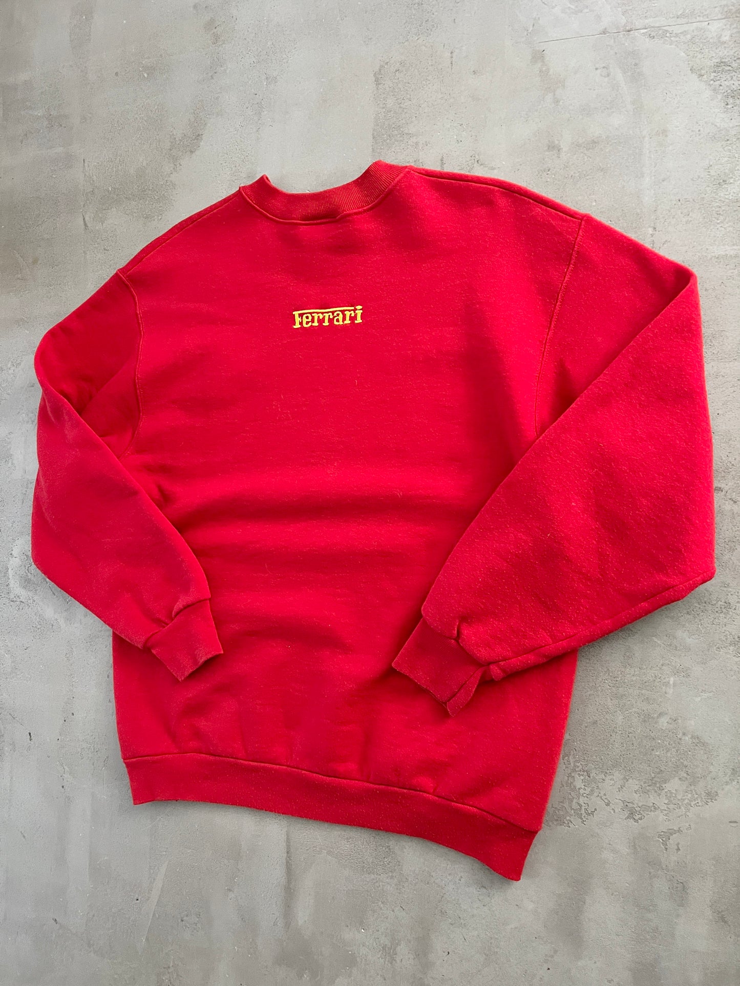 RED FERRARI SWEATER - 1990S - M
