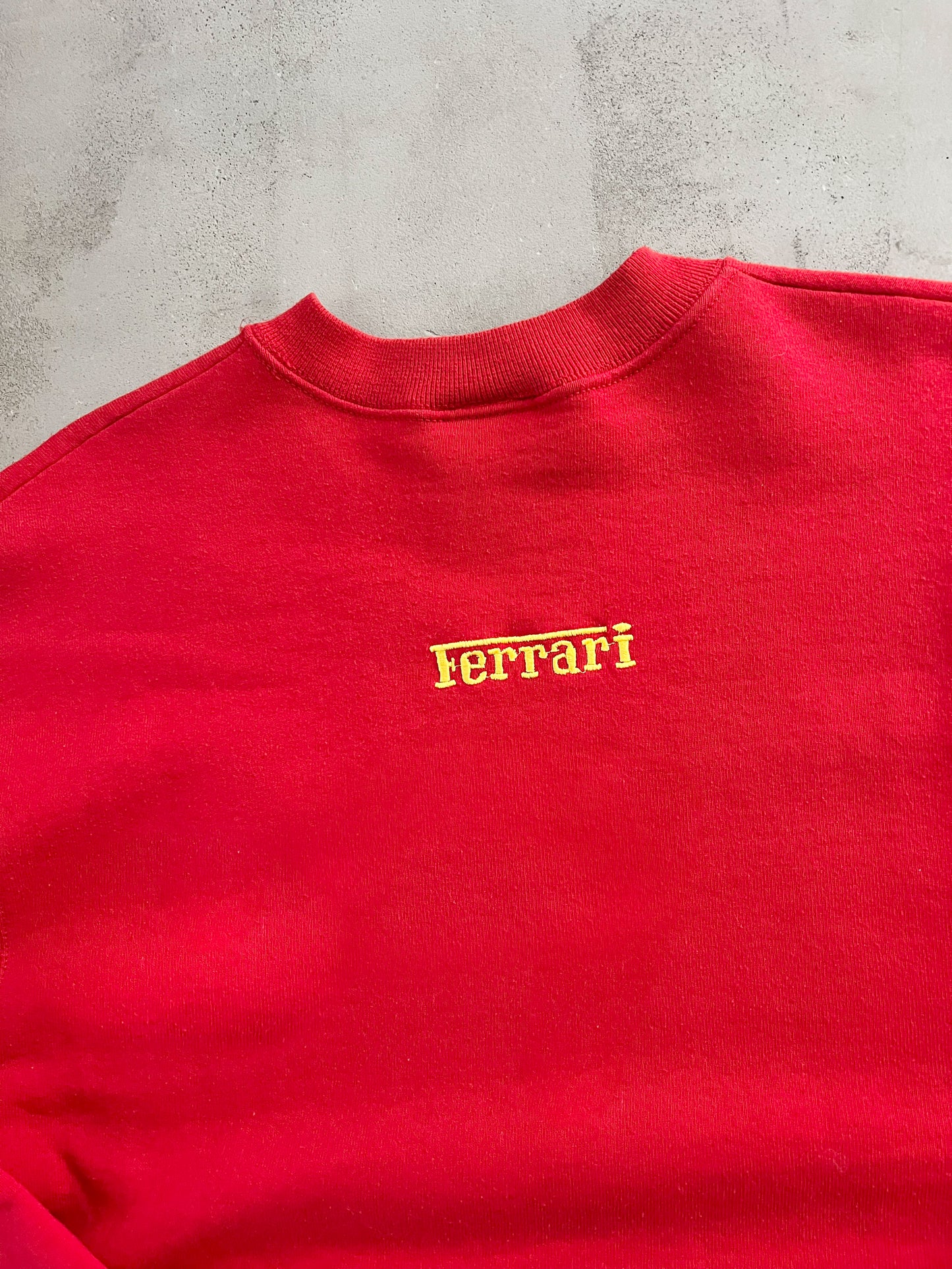 RED FERRARI SWEATER - 1990S - M