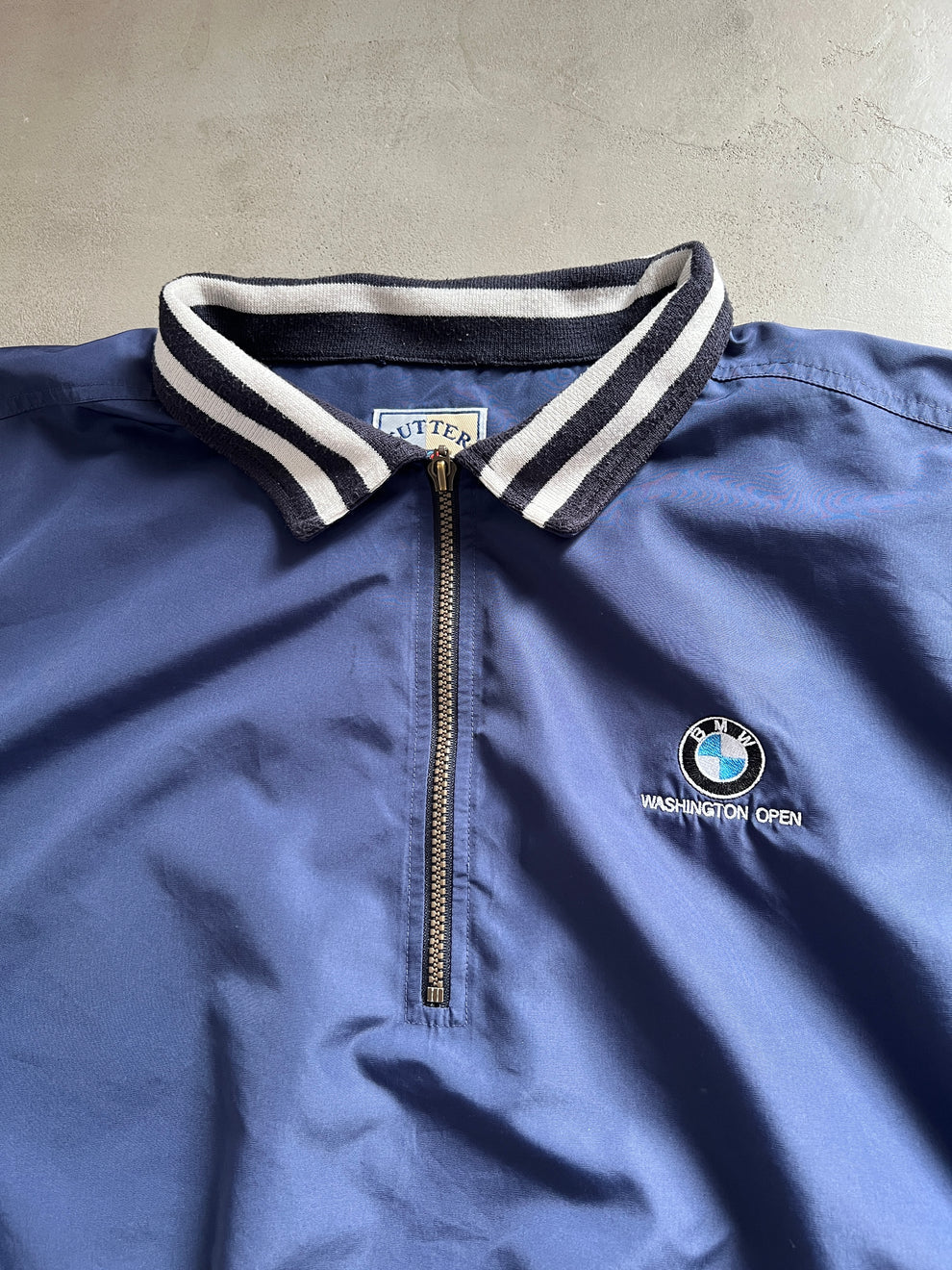 NAVY BMW GOLF HALFZIP - 2000S - XL