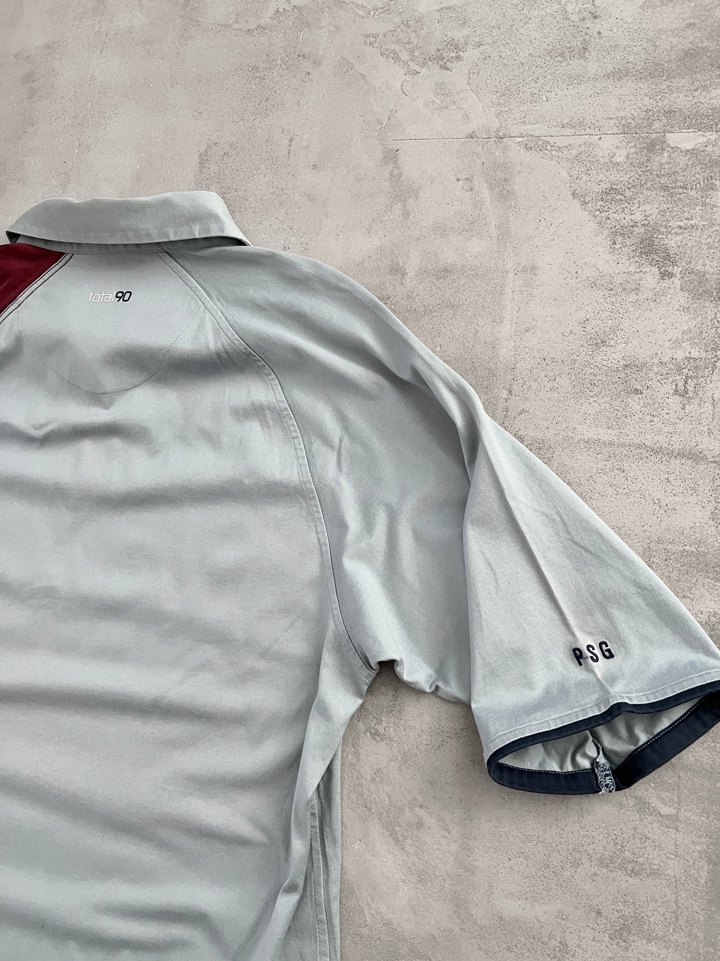 GREY PSG NIKE POLO - 2000S - L