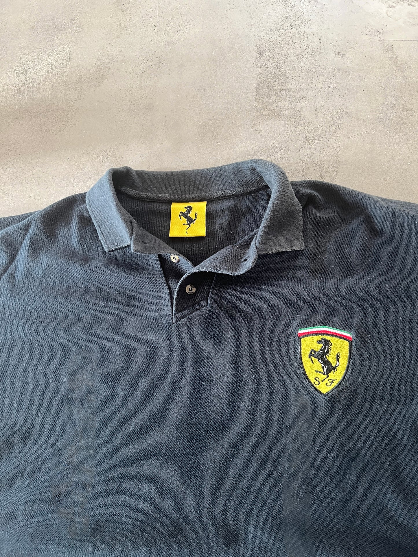 BLACK FERRARI POLO - L - 1998