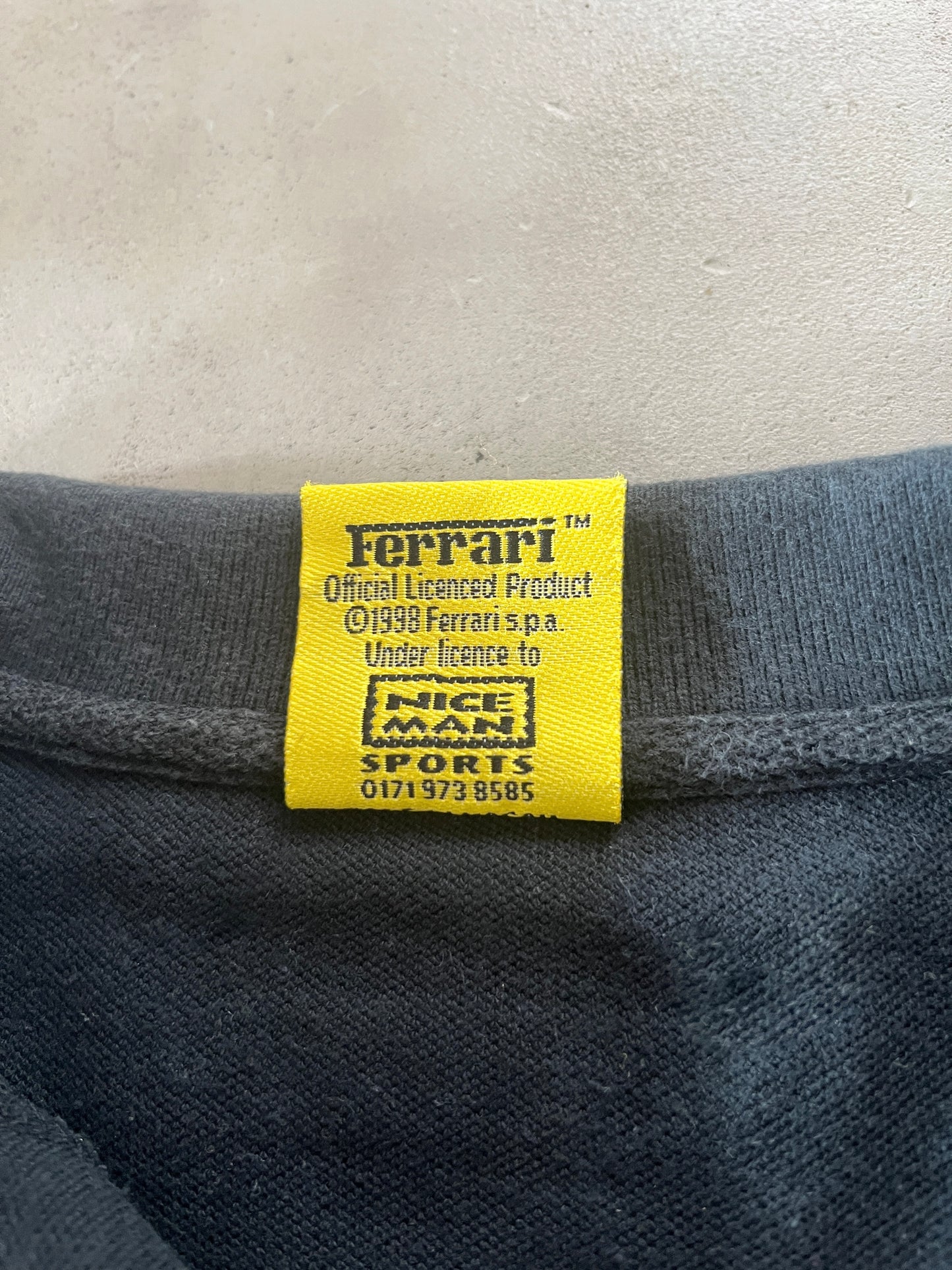 BLACK FERRARI POLO - L - 1998