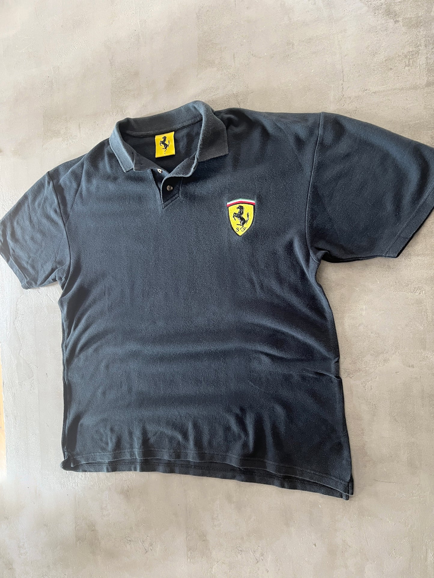 BLACK FERRARI POLO - L - 1998