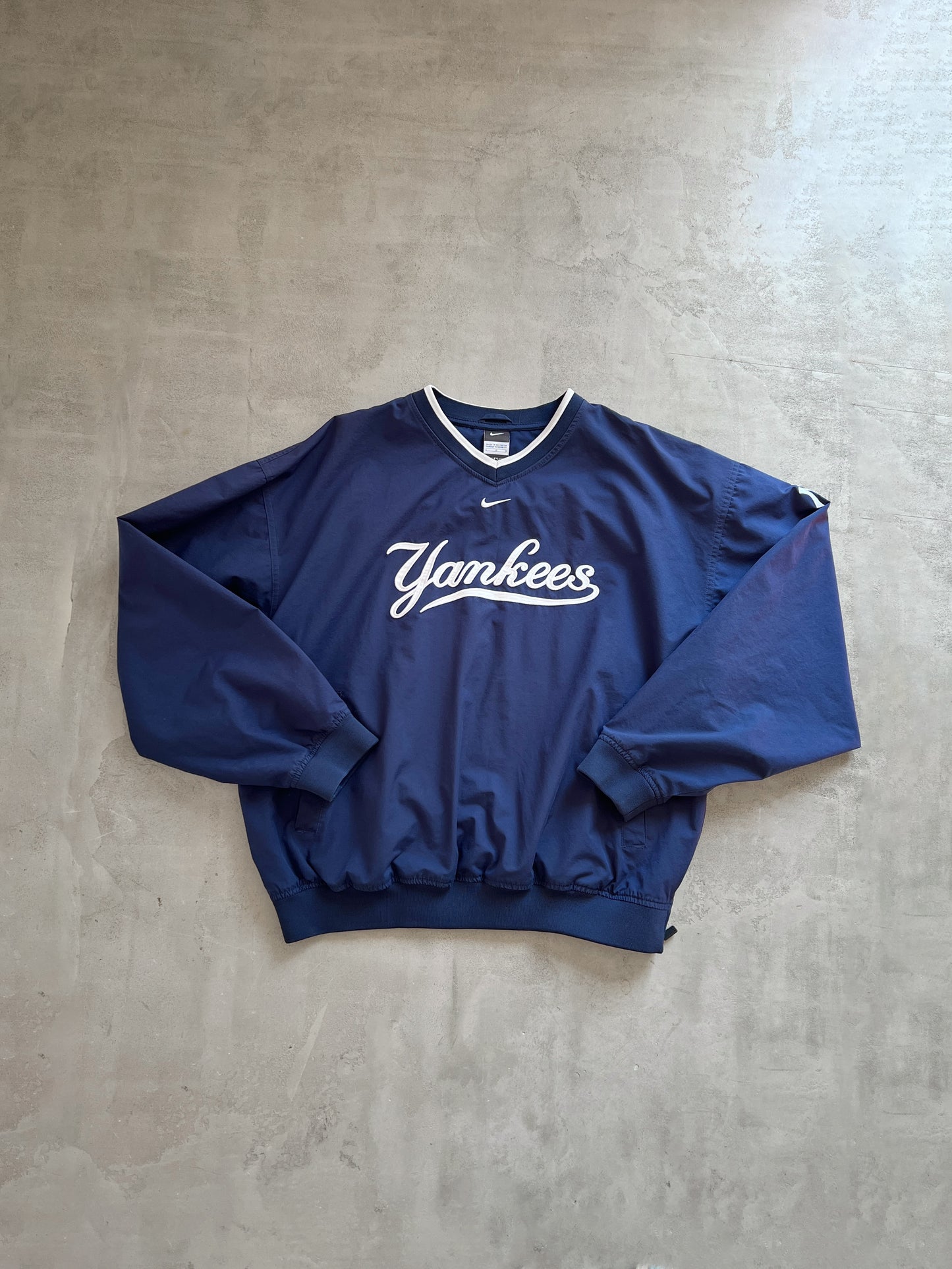 NAVY YANKEES NIKE SWEATER - 1990S - L