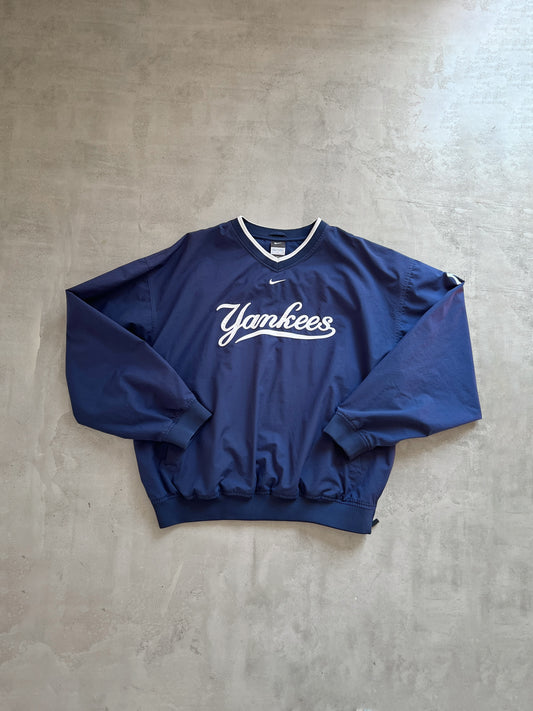 NAVY YANKEES NIKE SWEATER - 1990S - L