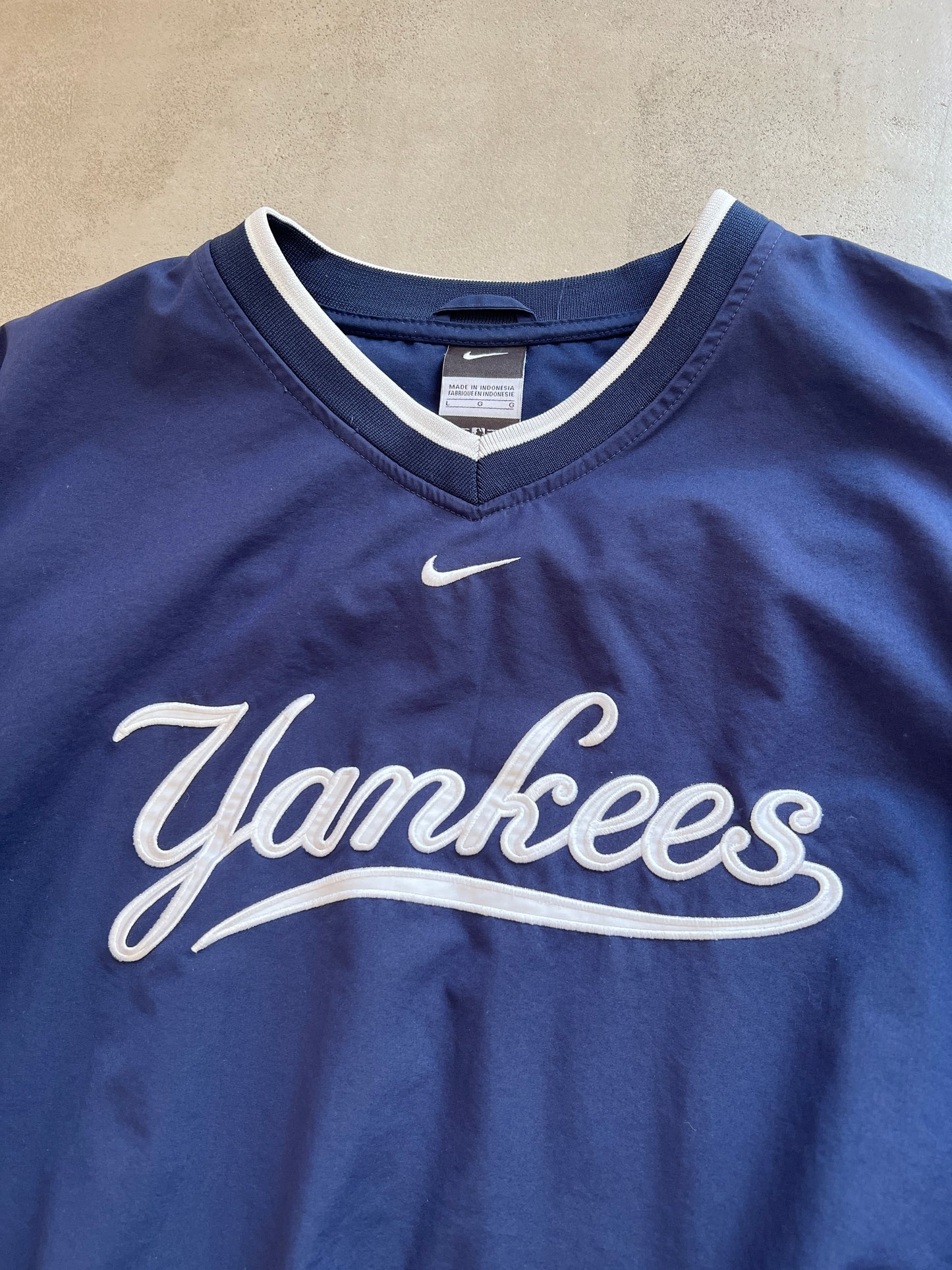 NAVY YANKEES NIKE SWEATER - 1990S - L