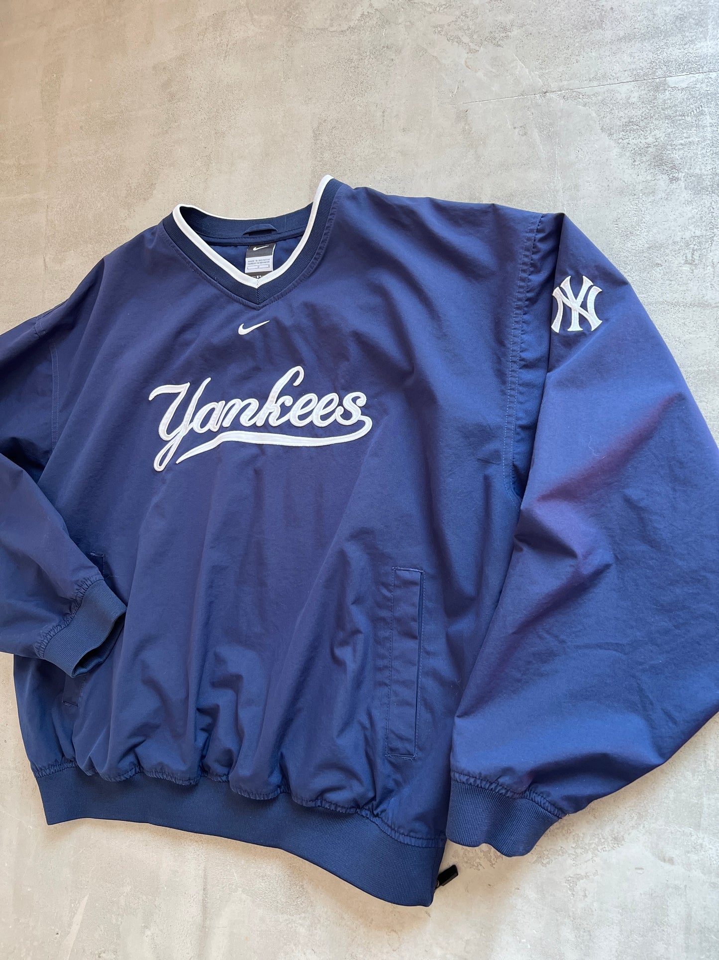 NAVY YANKEES NIKE SWEATER - 1990S - L