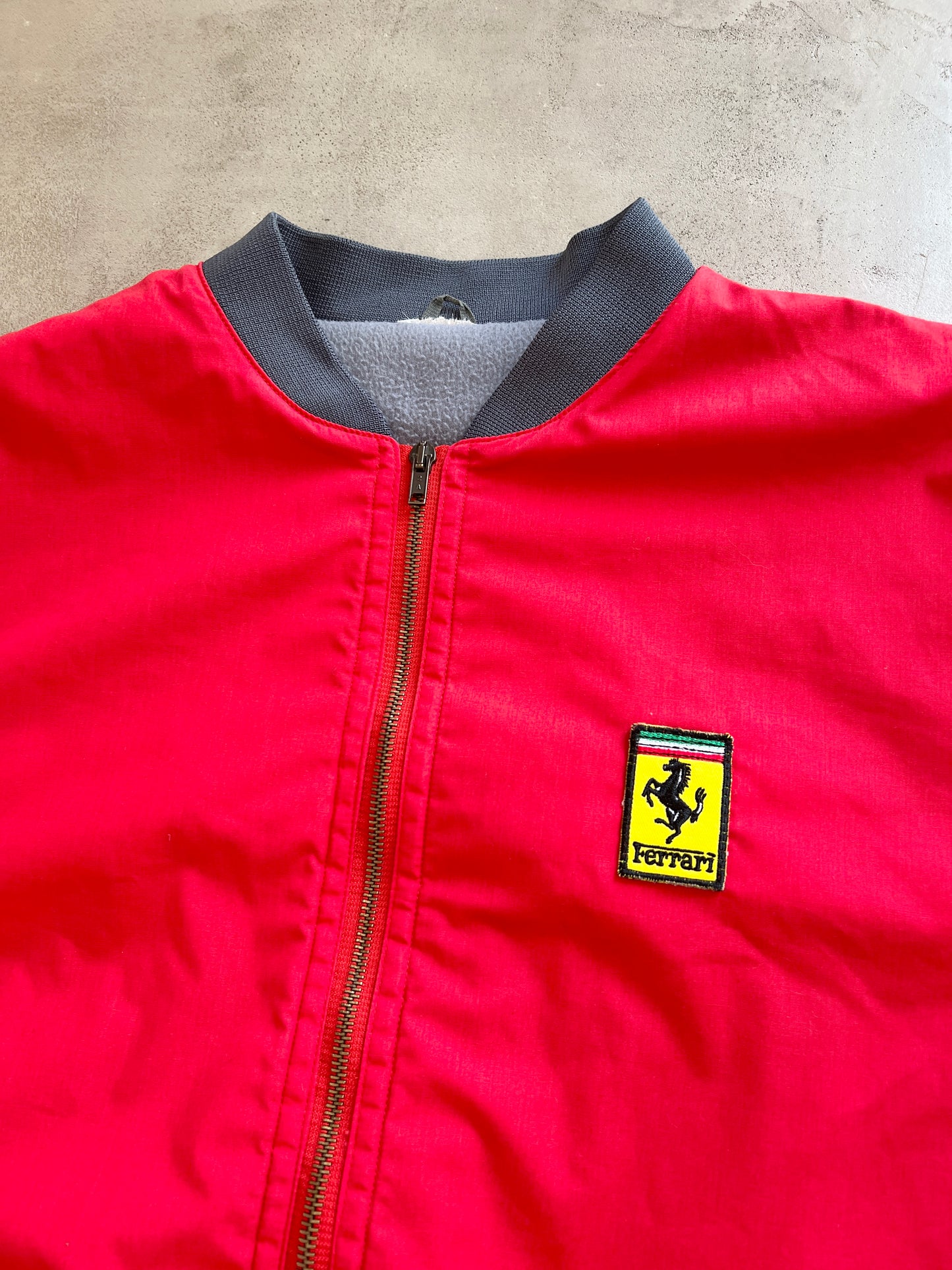 RED FERRARI JACKET - 1990S - L