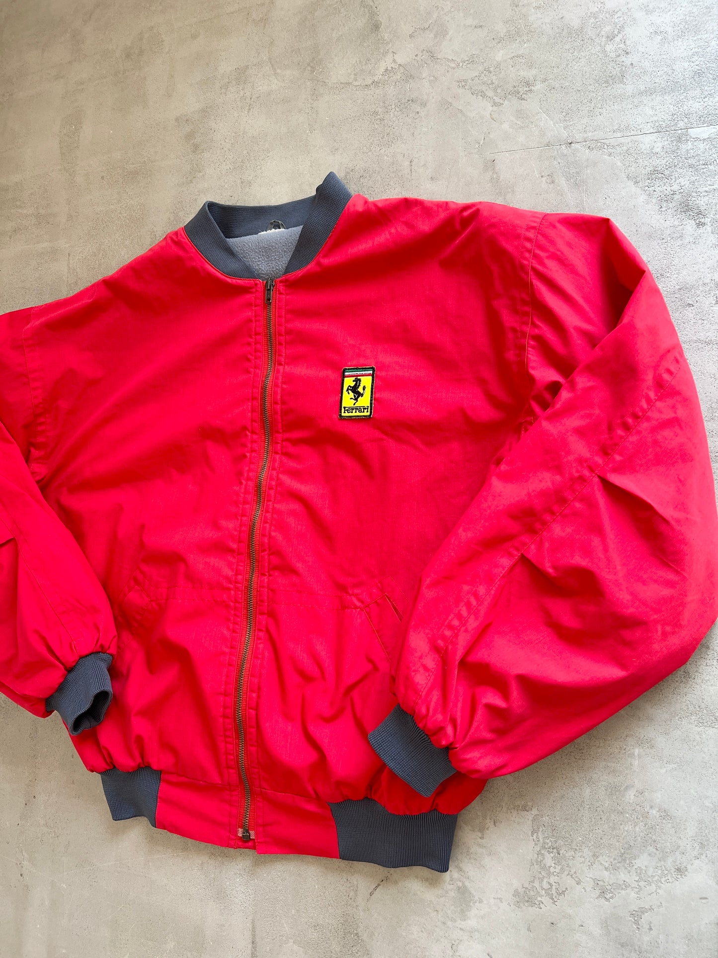 RED FERRARI JACKET - 1990S - L