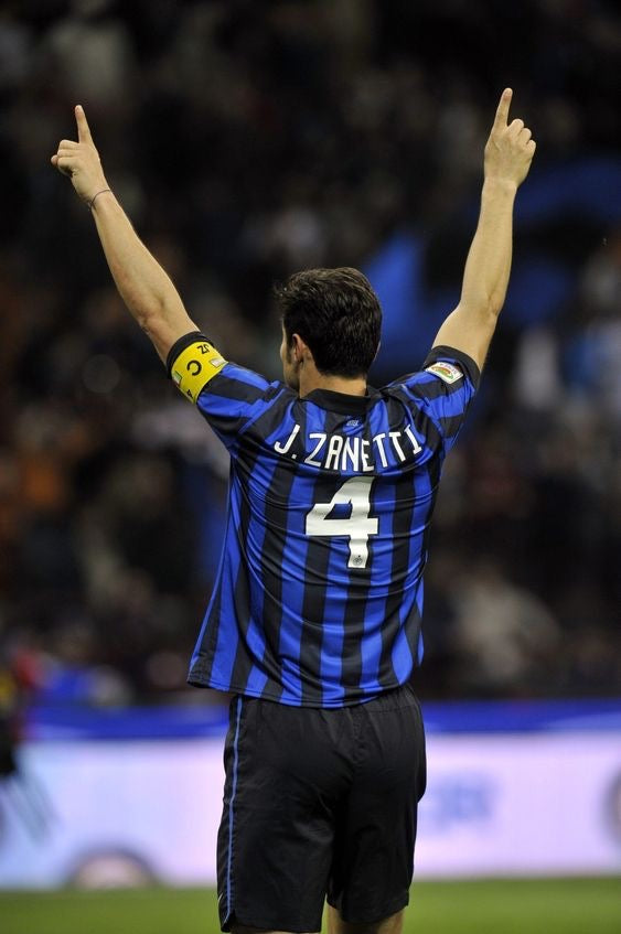 NAVY INTER MILAN NIKE TRACK PANTS - 2000S - M/L