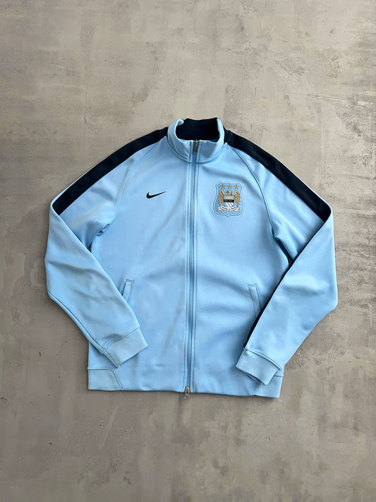 BABY BLUE MANCHESTER CITY NIKE JACKET - 2010S - M