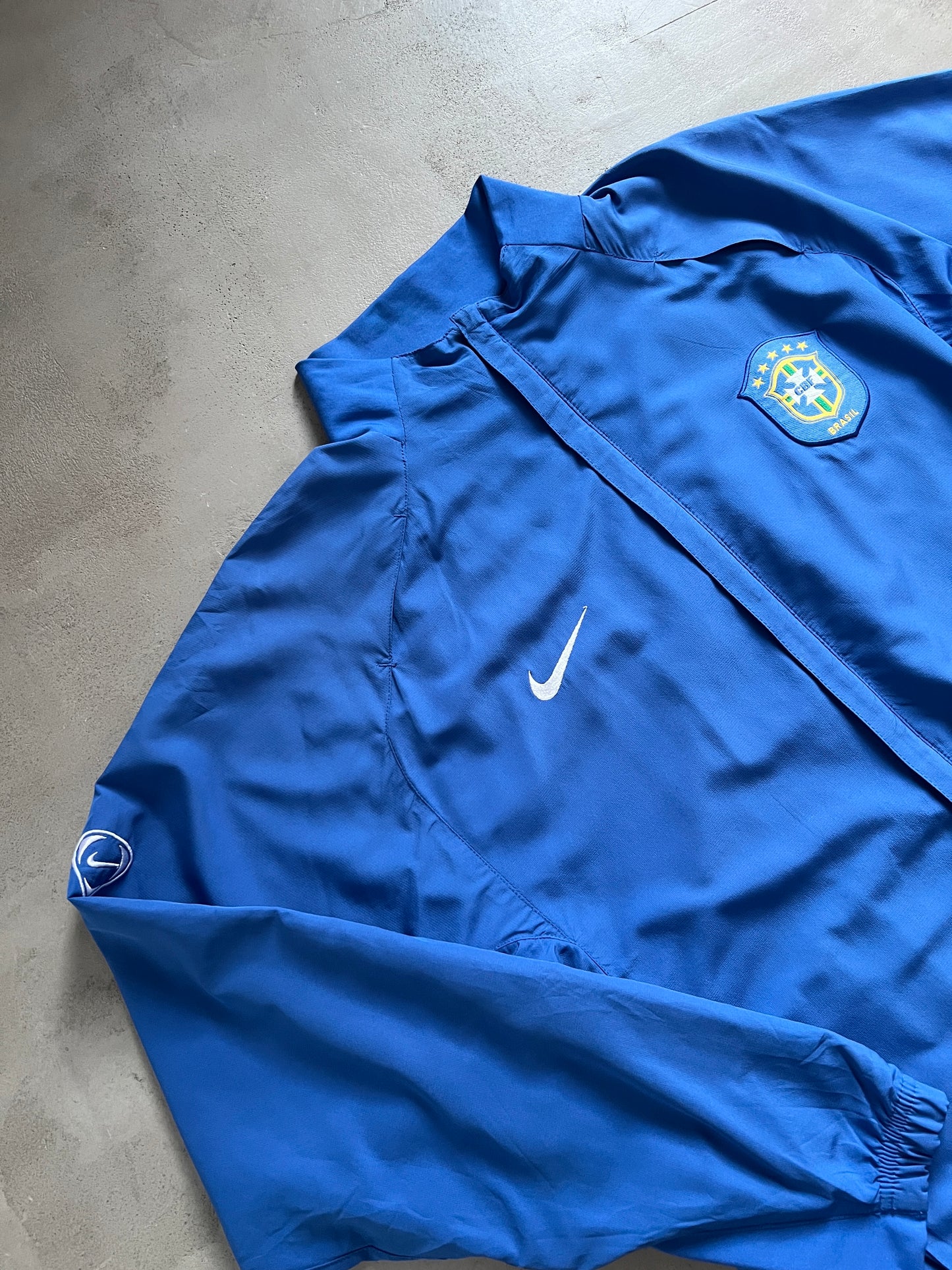 BLUE BRAZIL NIKE TRACK JACKET - 2000S - M