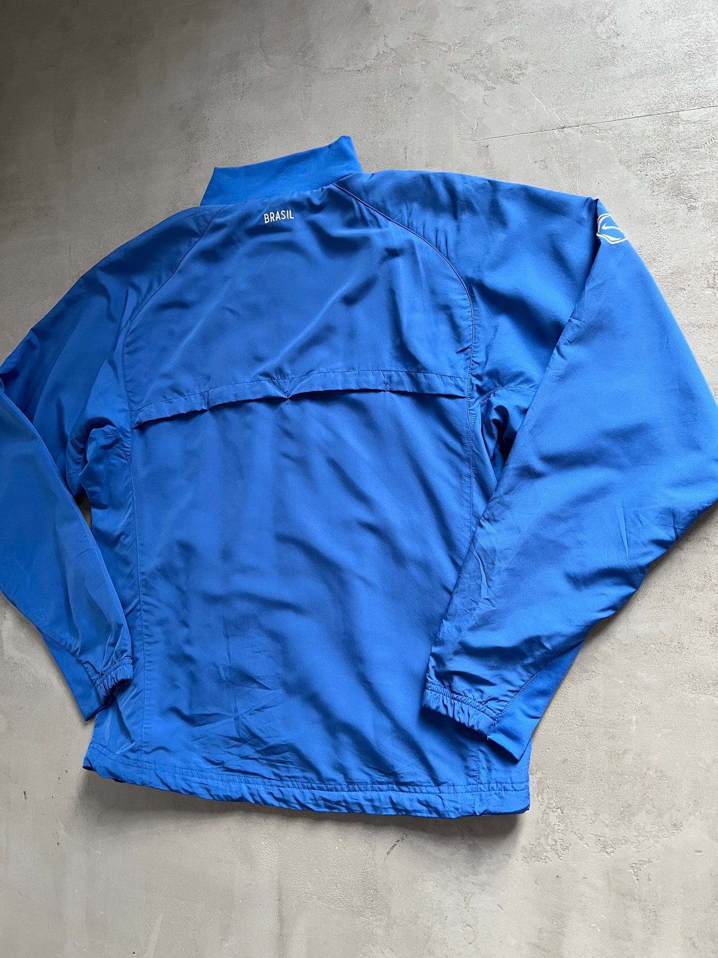BLUE BRAZIL NIKE TRACK JACKET - 2000S - M