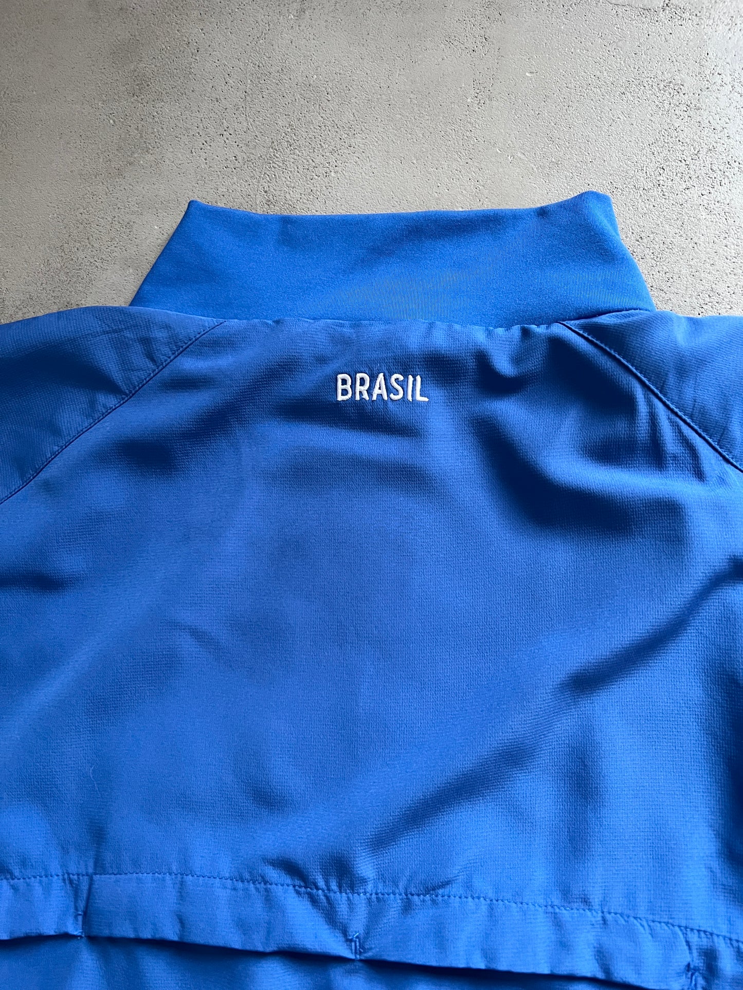 BLUE BRAZIL NIKE TRACK JACKET - 2000S - M