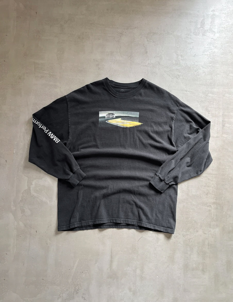 BLACK BMW LONGSLEEVE - 2000S - XL/L