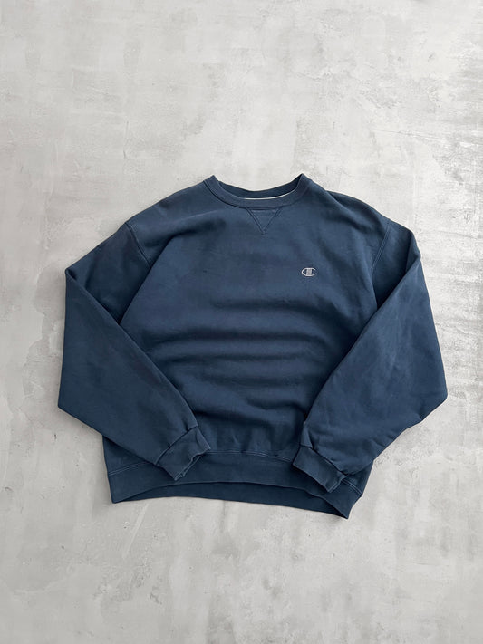 NAVY CHAMPION SWEATER - 2000S - M/L