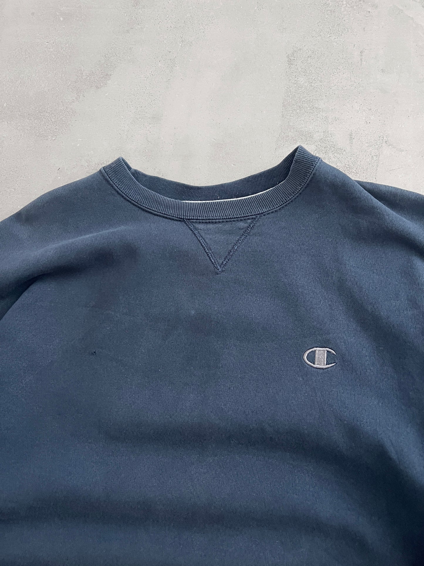 NAVY CHAMPION SWEATER - 2000S - M/L
