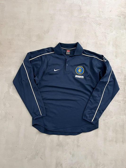 NAVY INTER MILAN NIKE LONGSLEEVE - 2000S - M