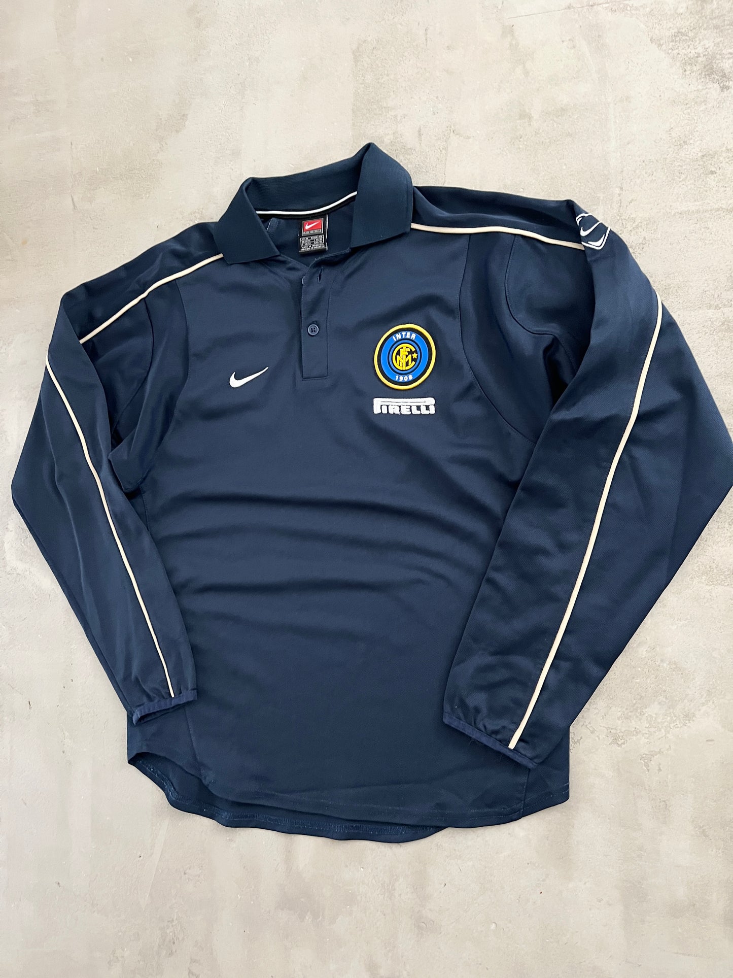 NAVY INTER MILAN NIKE LONGSLEEVE - 2000S - M