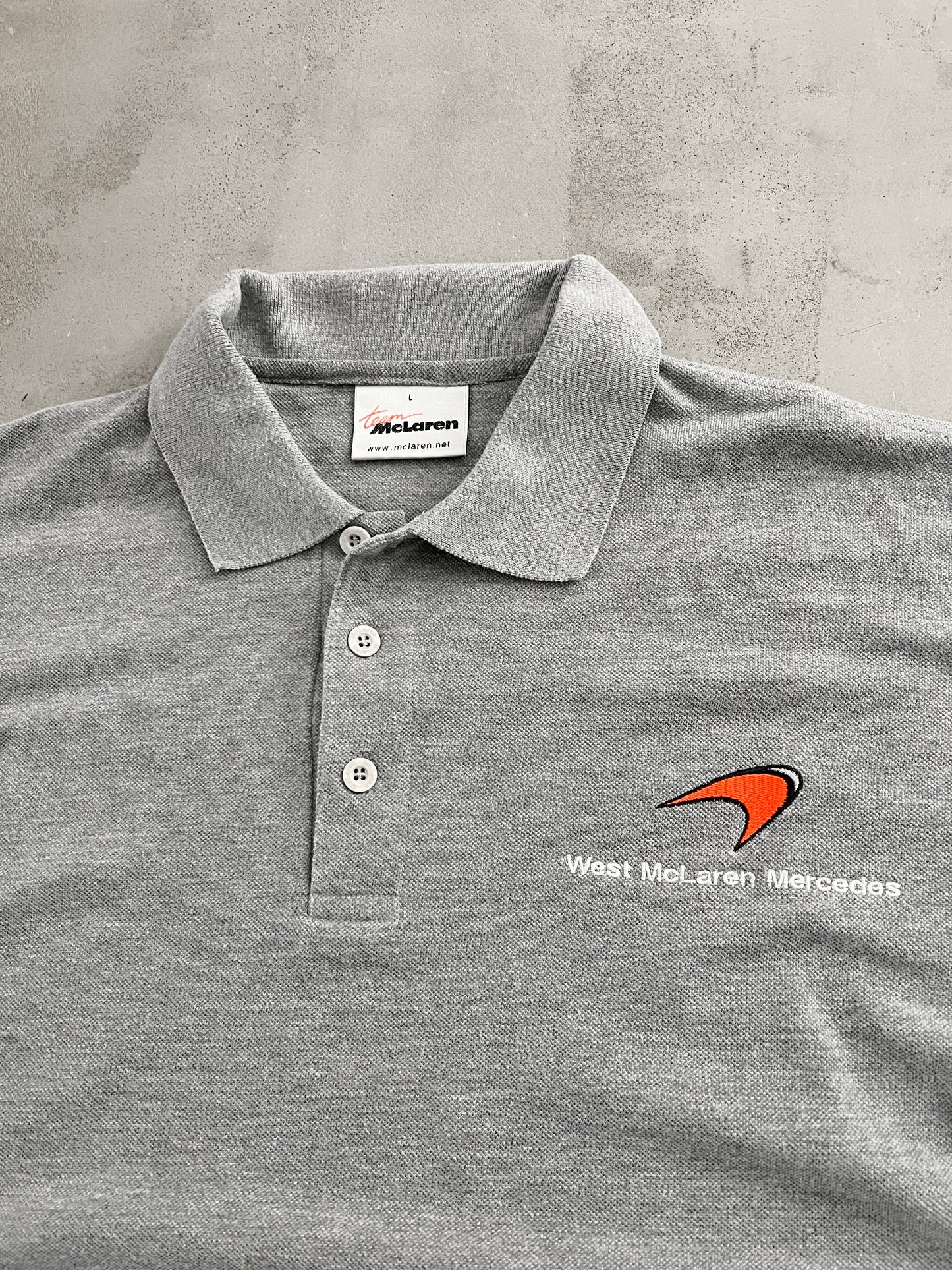 GREY MCLAREN MERCEDES POLO - 2000S - XL/L