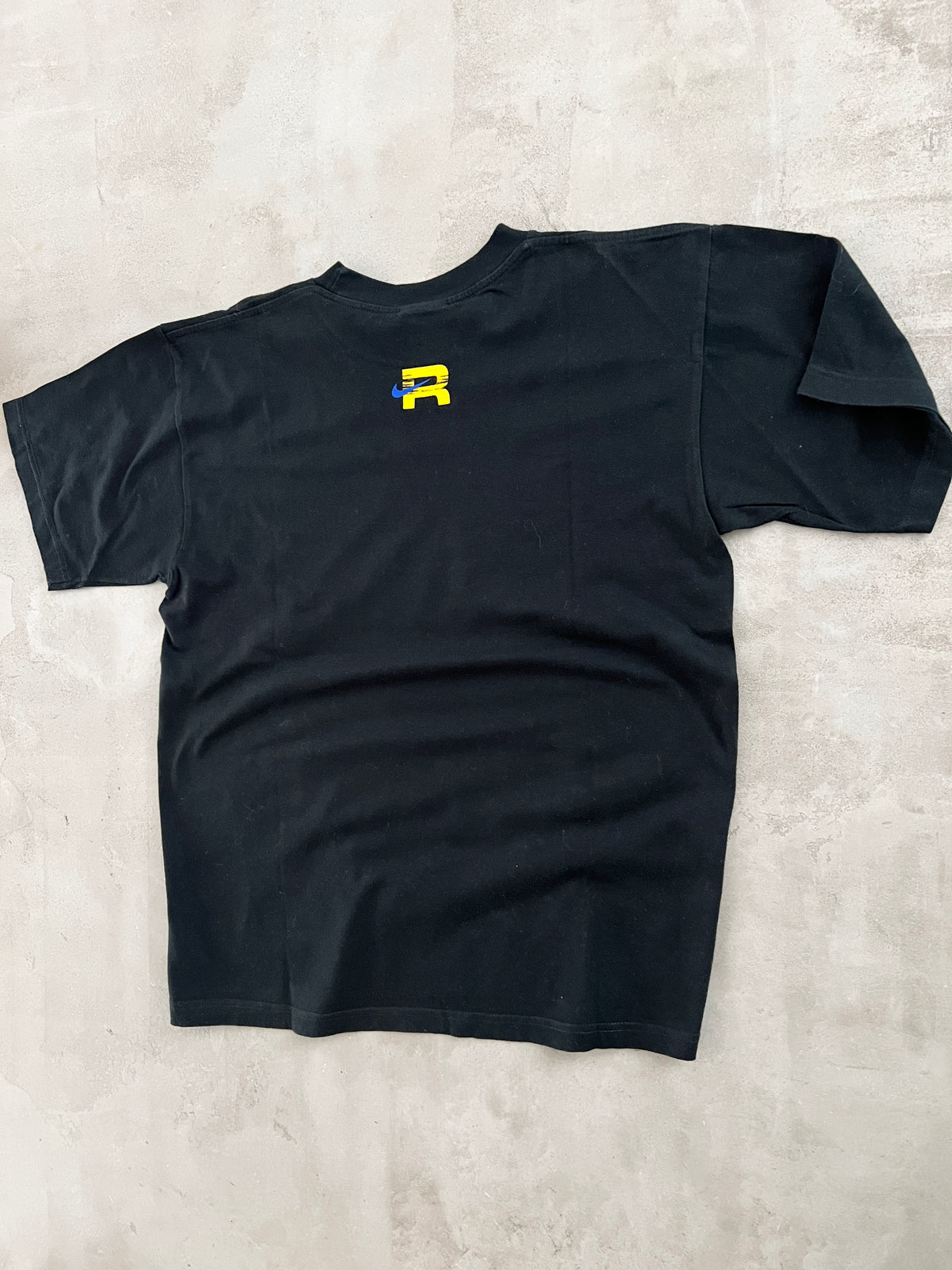 BLACK RONALDO NAZARIO R9 TEE - 1990S - L