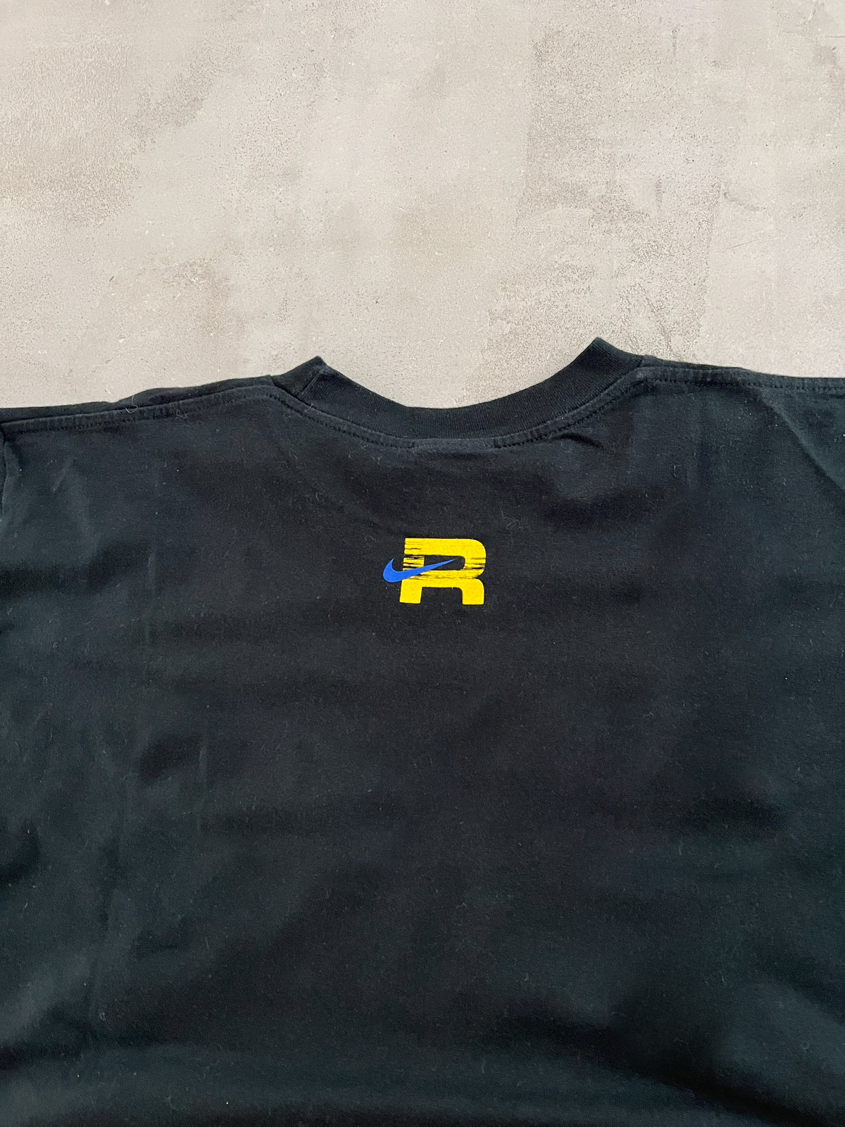 BLACK RONALDO NAZARIO R9 TEE - 1990S - L