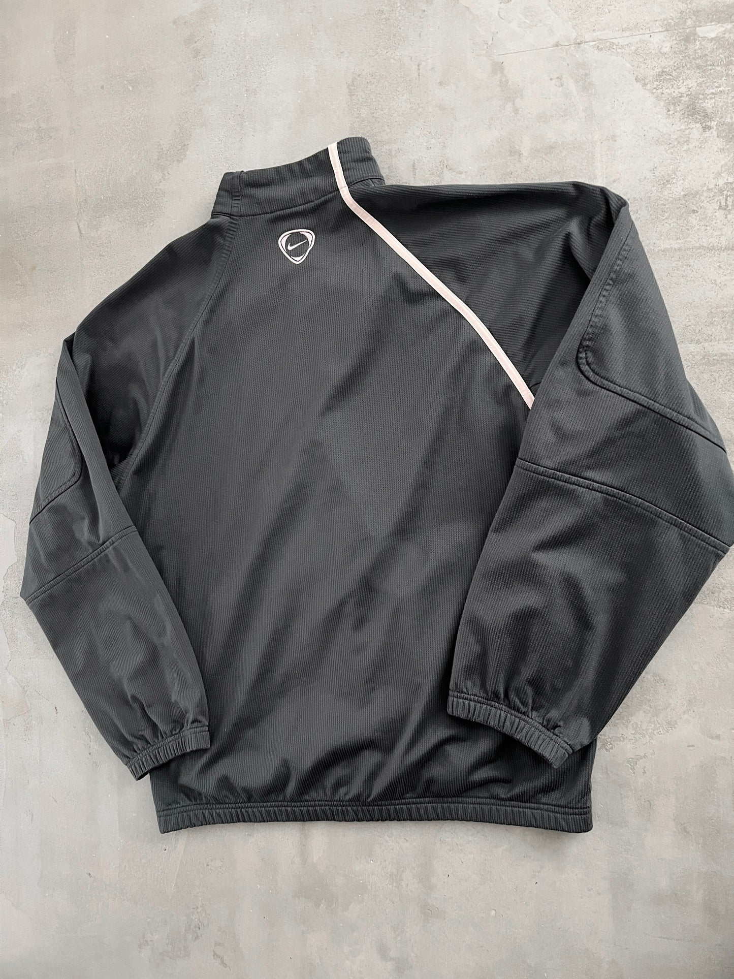 GREY/PINK JUVENTUS NIKE JACKET - 2000S - L