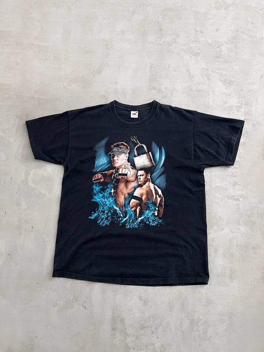 BLACK JOHN CENA WWE TEE - 2000S - XL