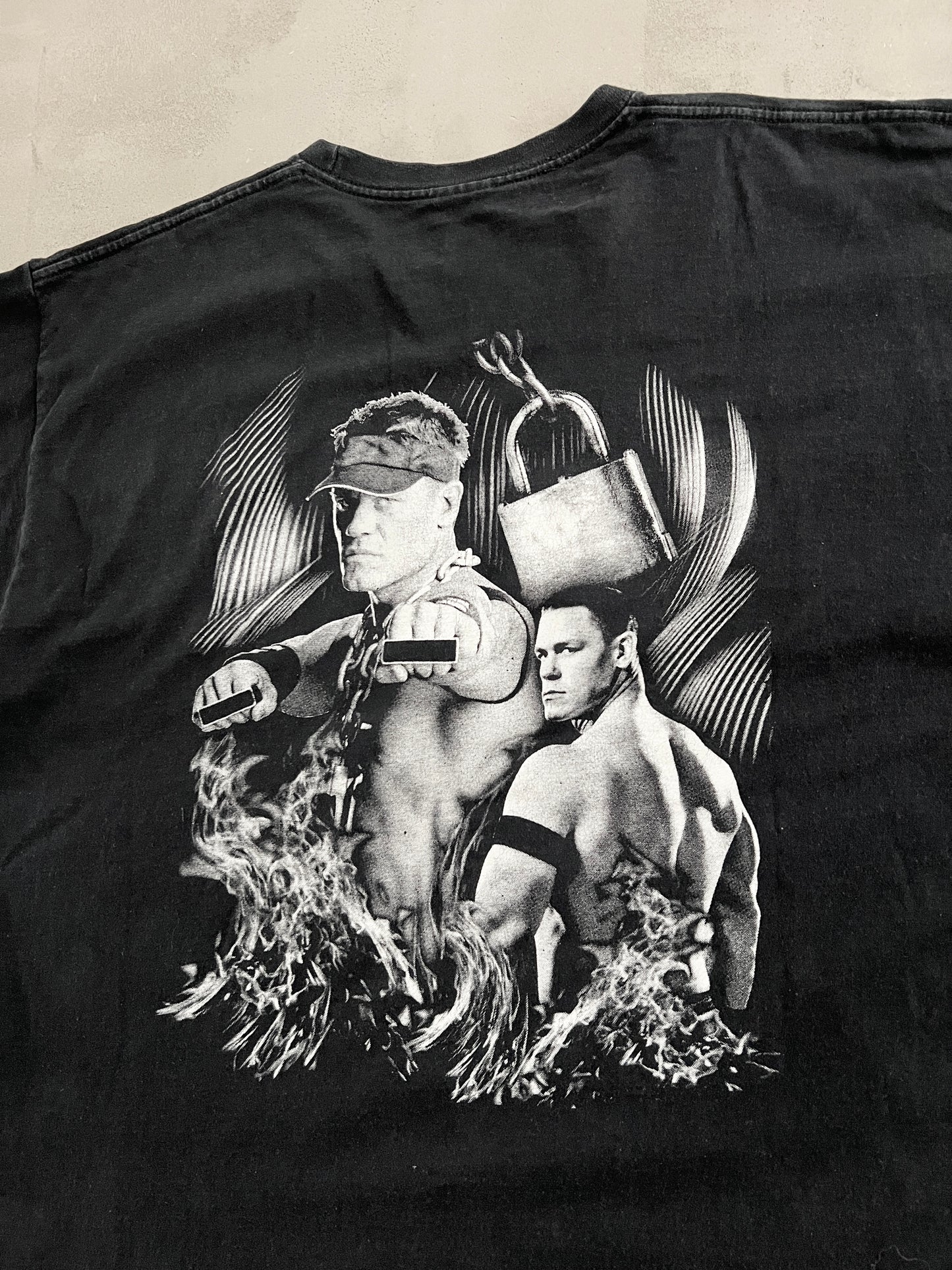 BLACK JOHN CENA WWE TEE - 2000S - XL