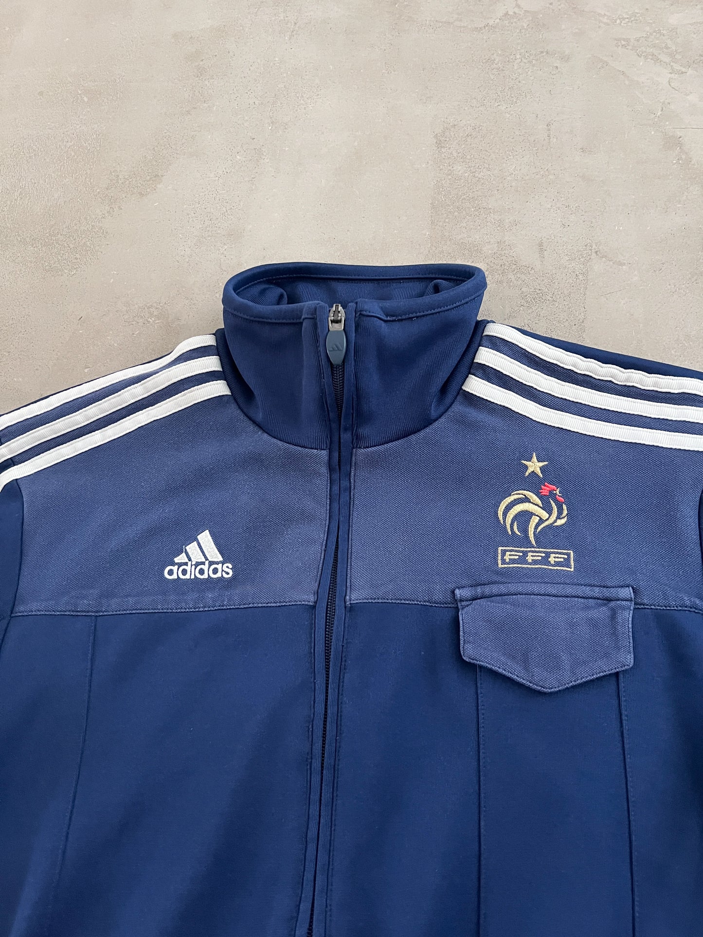 NAVY FRANCE TRACK JACKET - 2000S - M