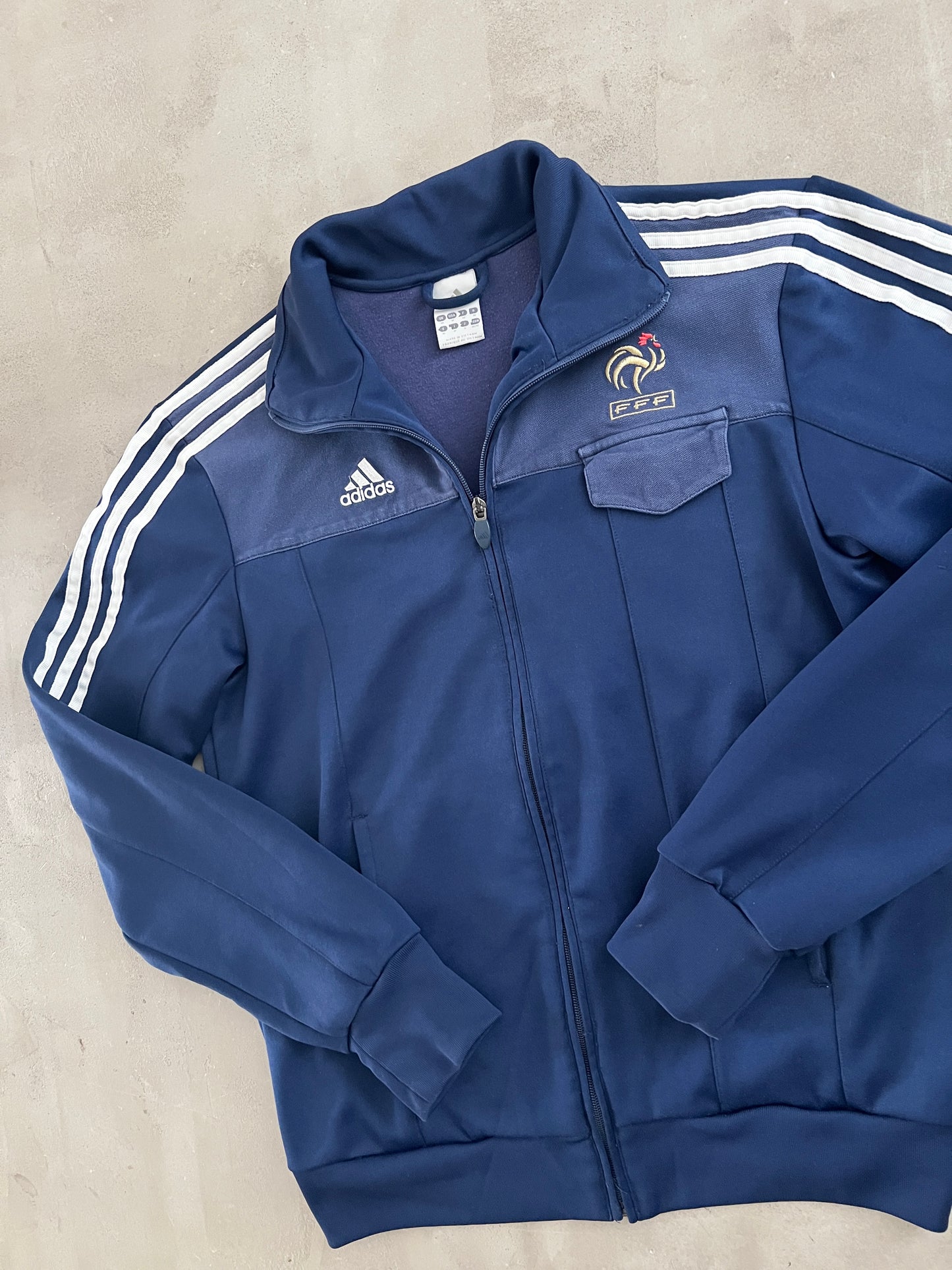 NAVY FRANCE TRACK JACKET - 2000S - M