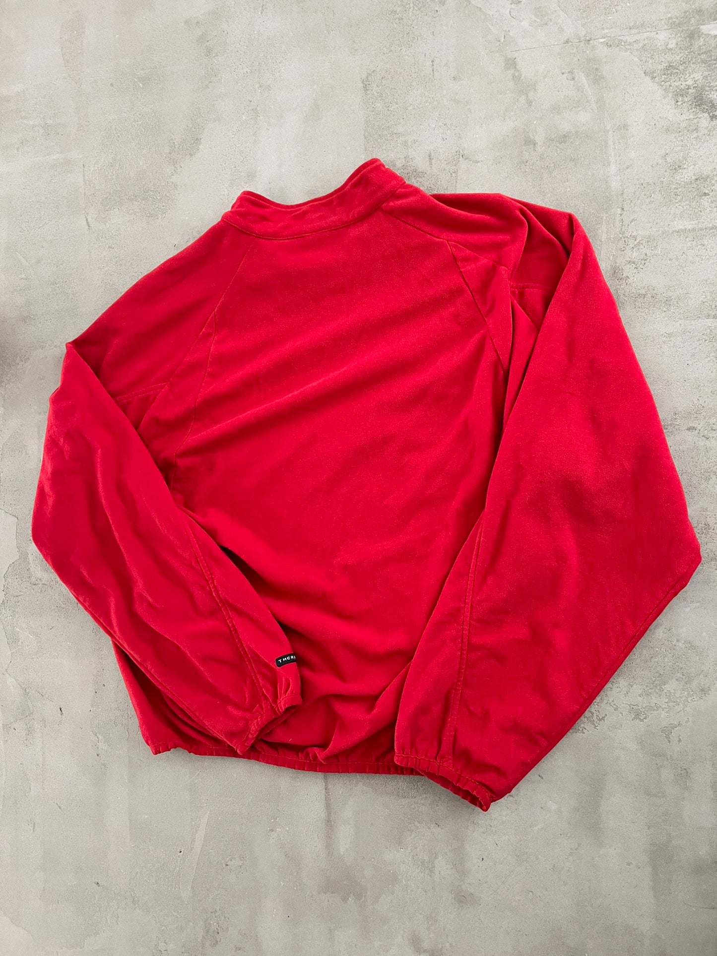 RED MANCHESTER UNITED NIKE FLEECE - 2000S - L