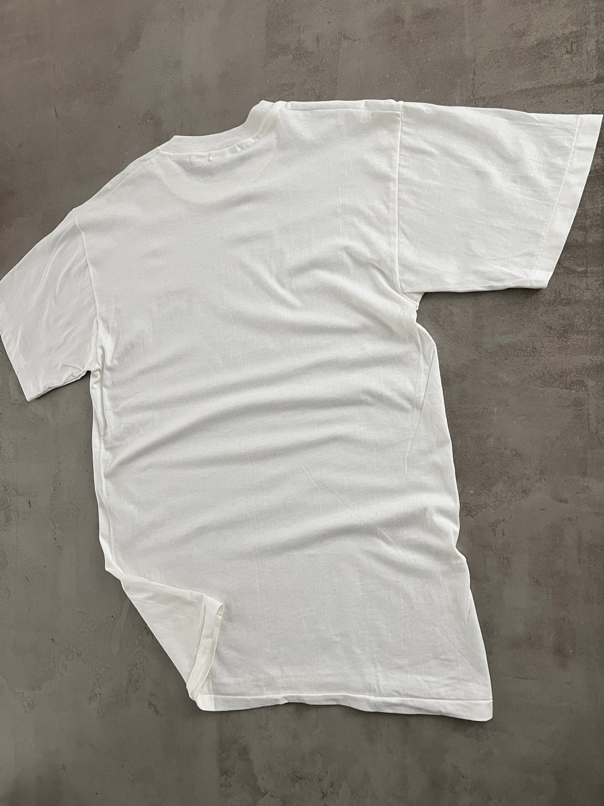 WHITE MARLBORO RACING TEE - 1990S - L