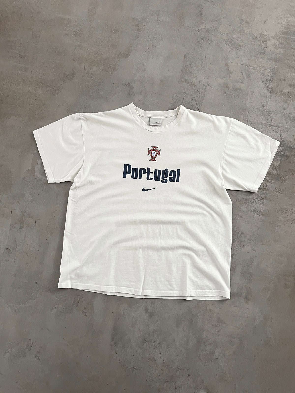 CREME PORTUGAL FIGO NIKE TEE - 1990S - L