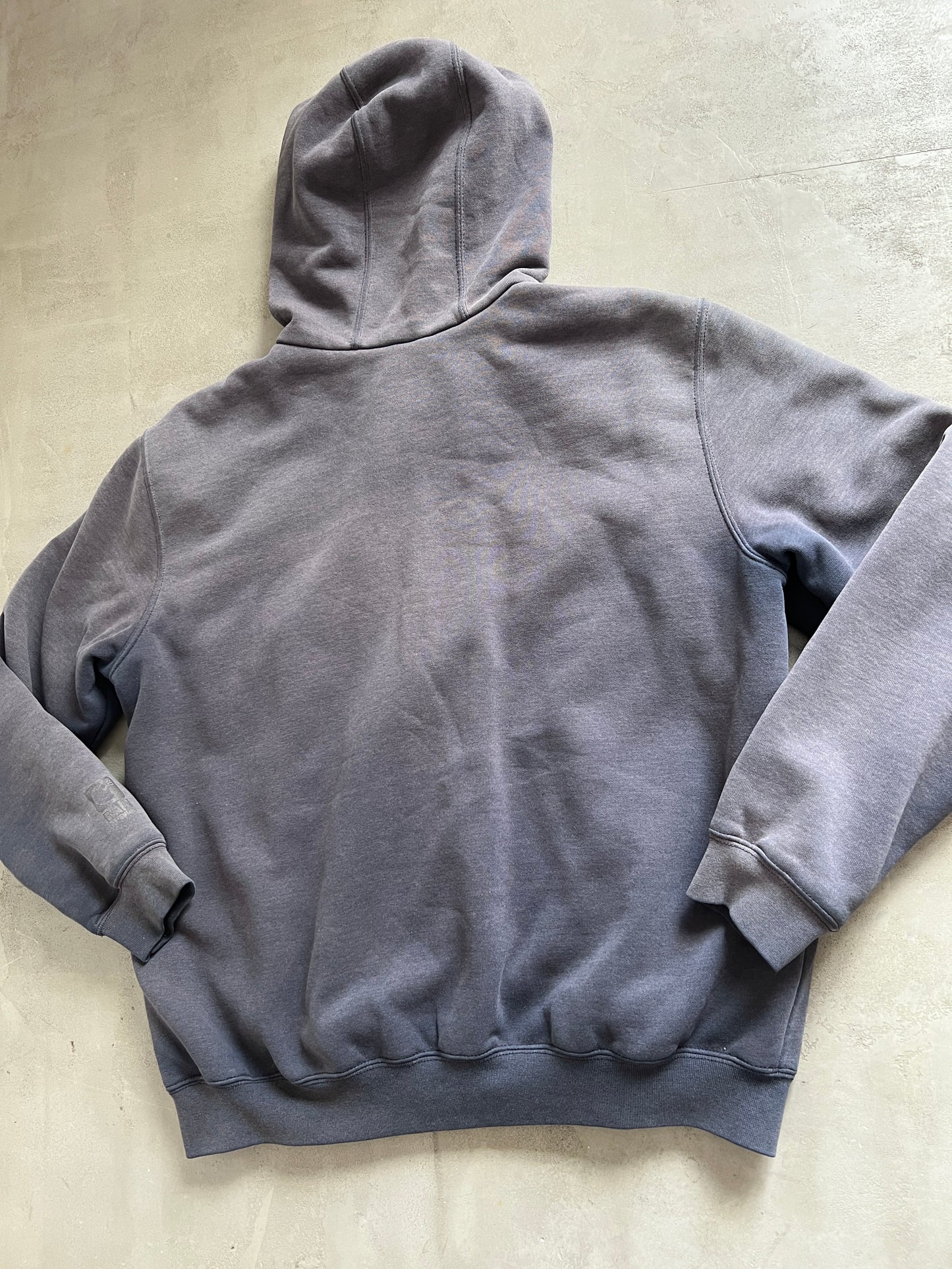 FADED CARHARTT ZIP UP HOODIE - 1990S - L/XL